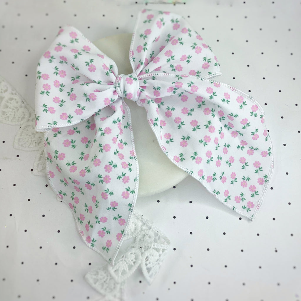 Chinoise Rose Bow Strip and Scrunchie Collection