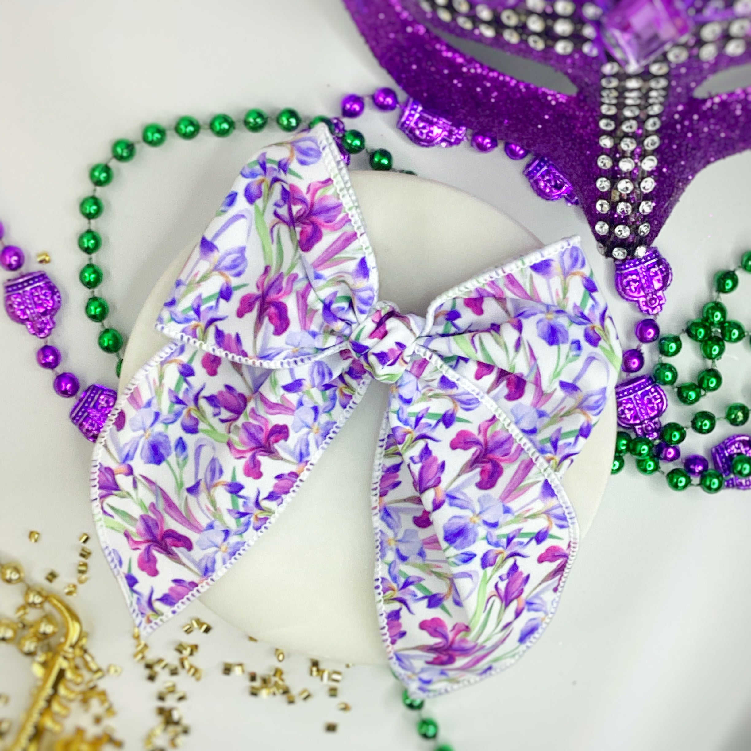 Iris Bow Strip and Scrunchie Collection
