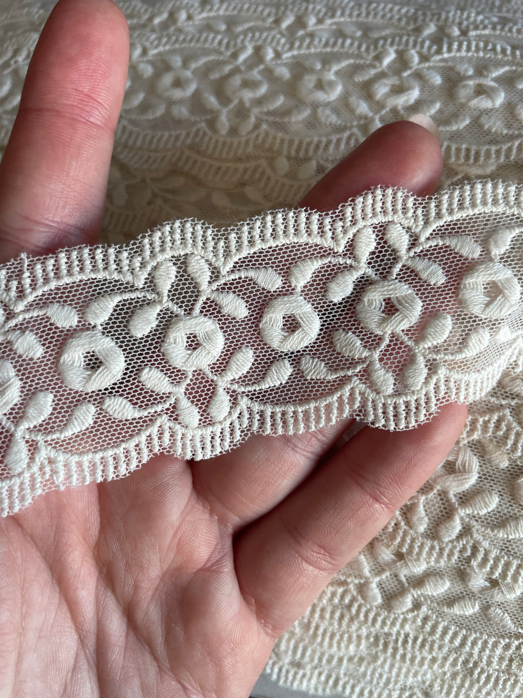 Delicate Scalloped Floral Lace - RTS Budget Friendly Collection