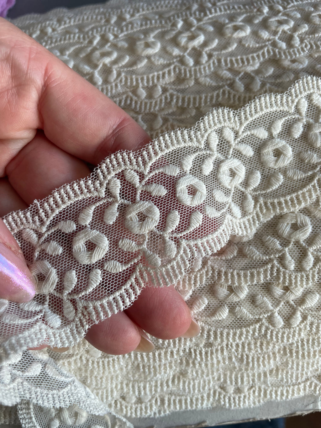 Delicate Scalloped Floral Lace - RTS Budget Friendly Collection