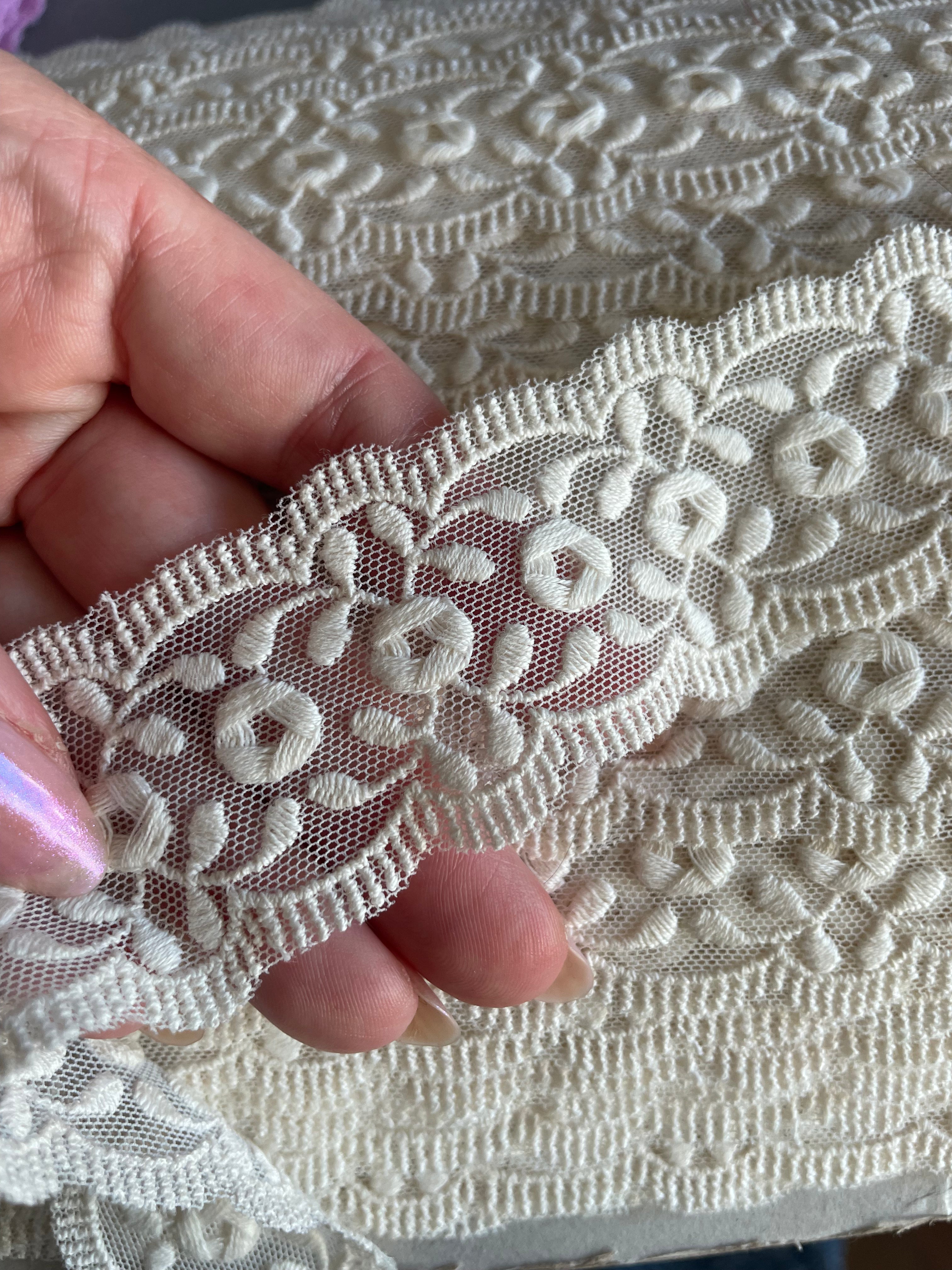 Delicate Scalloped Floral Lace - RTS Budget Friendly Collection