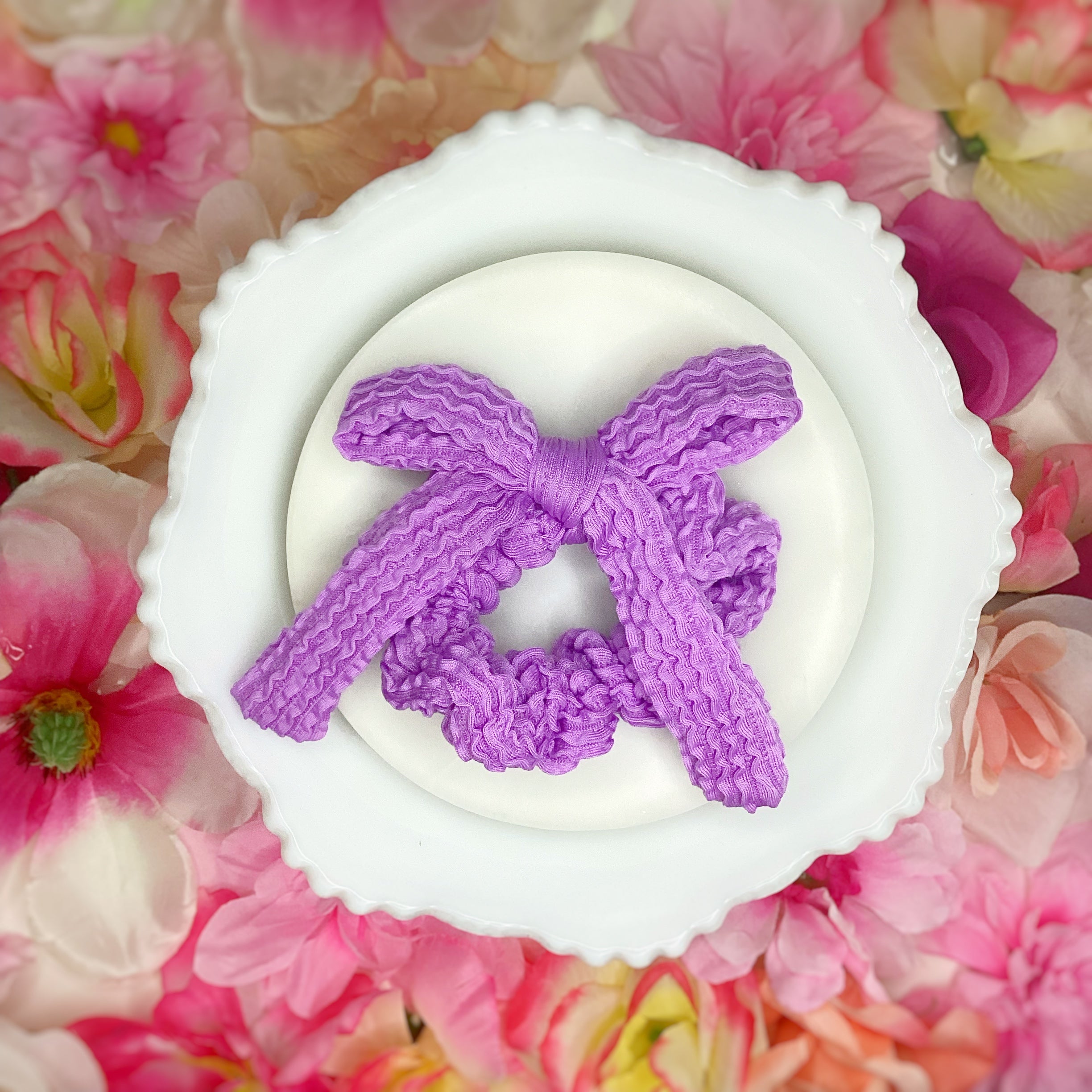 Pastels Bow Scrunchie Collection