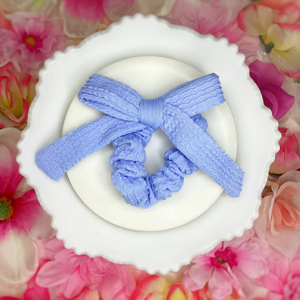 Pastels Bow Scrunchie Collection