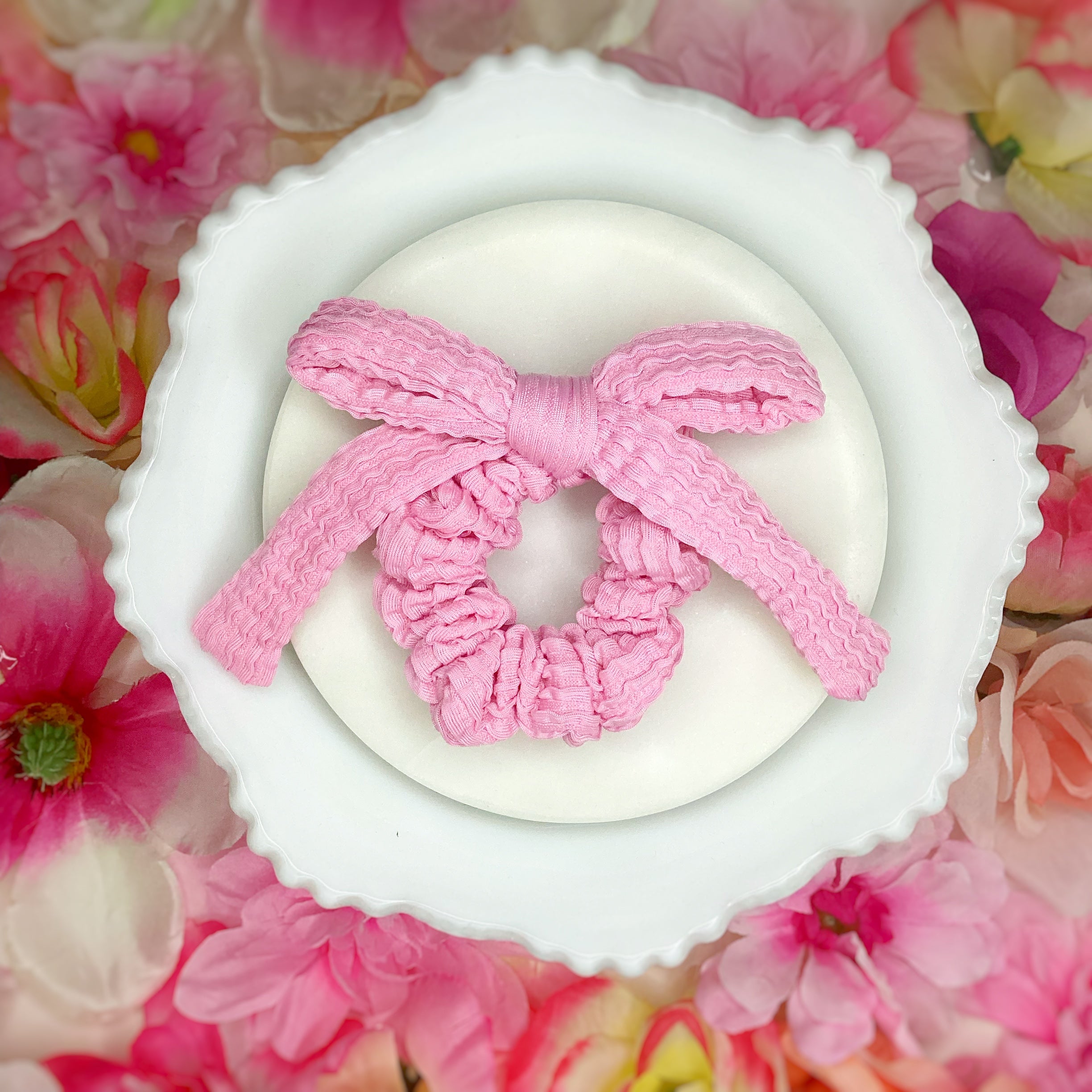 Pastels Bow Scrunchie Collection