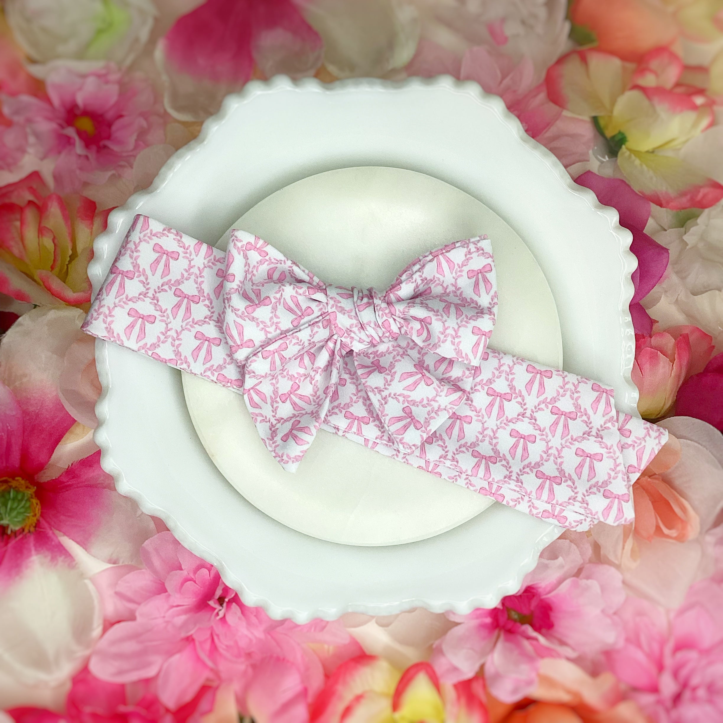 Coquette Bows Bow Strip, Headband and Scrunchie Collection