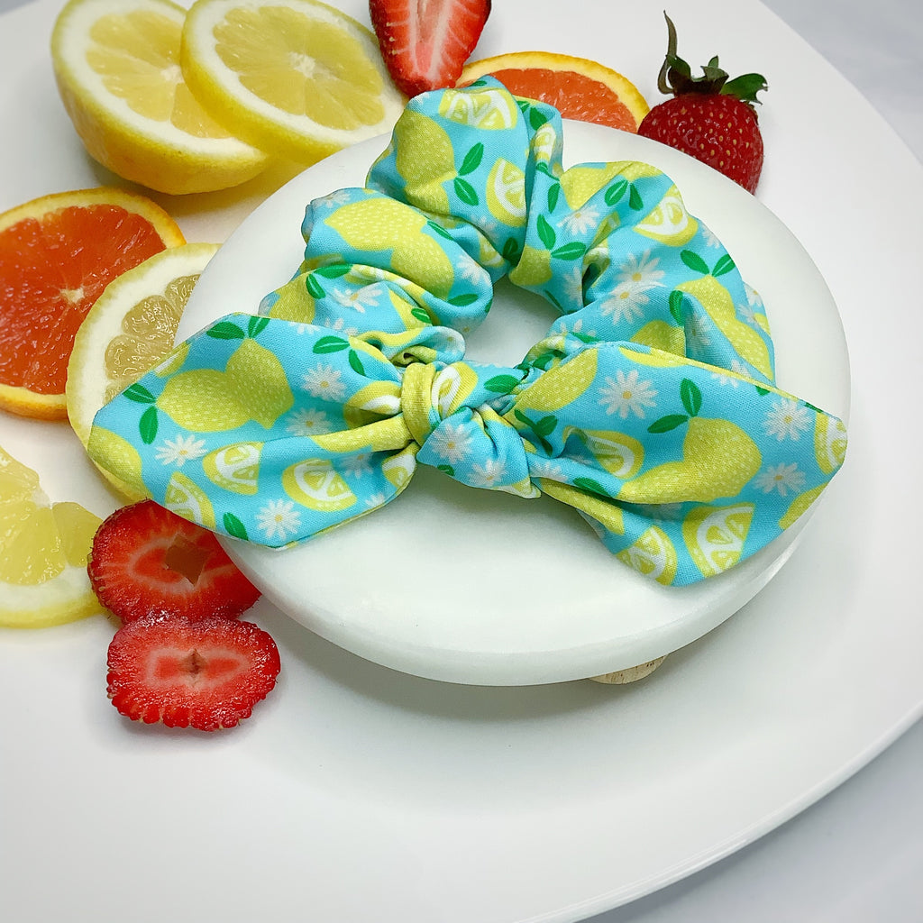 Lemon Squeeze Quinn Scrunchie, Headband and Bow Collection
