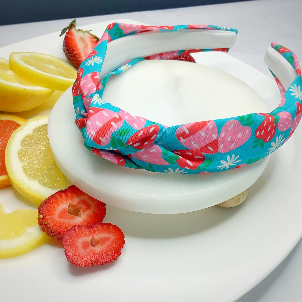 Strawberry Picking Quinn Scrunchie, Headband and Bow Collection
