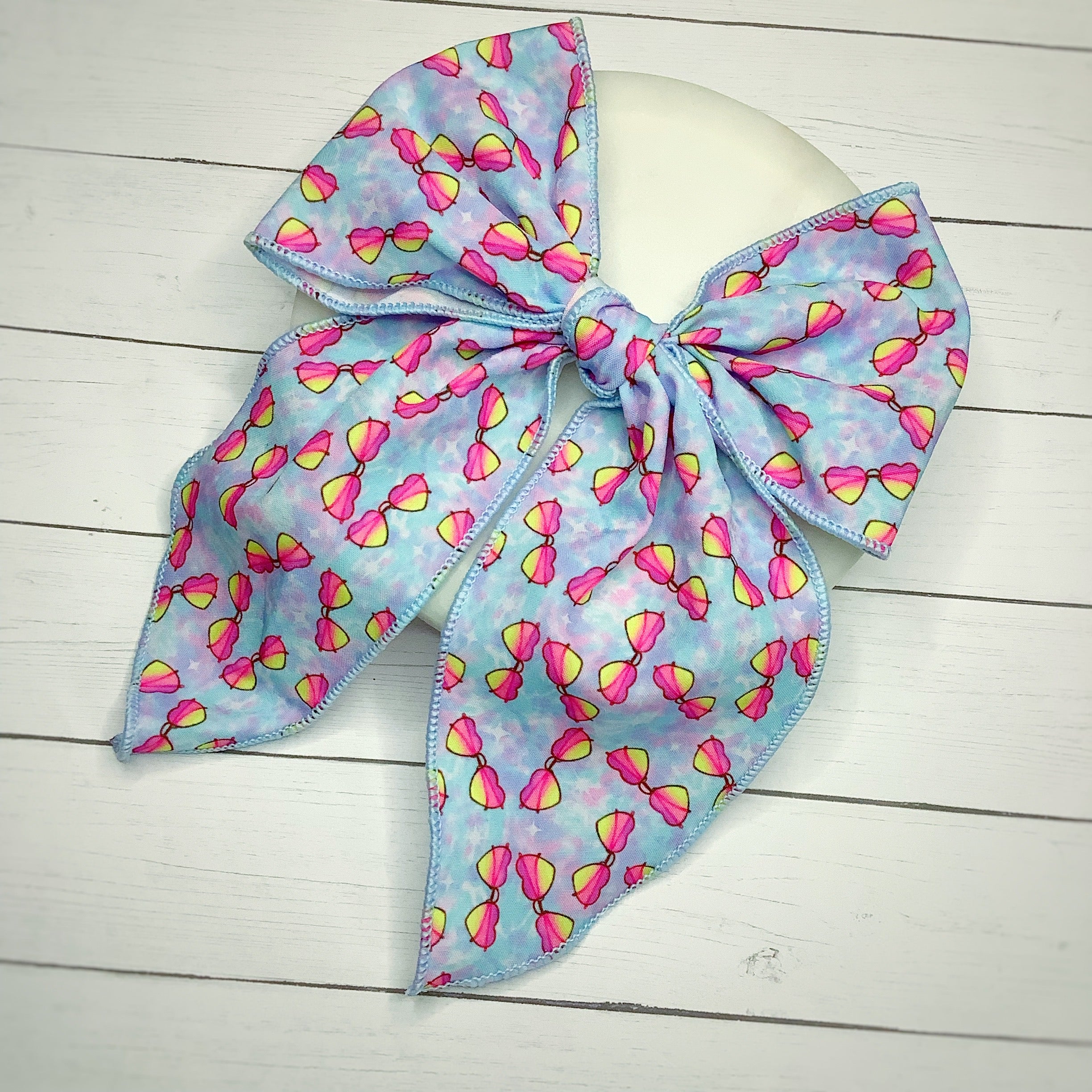 Cool Shades Bow Strip and Scrunchie Collection