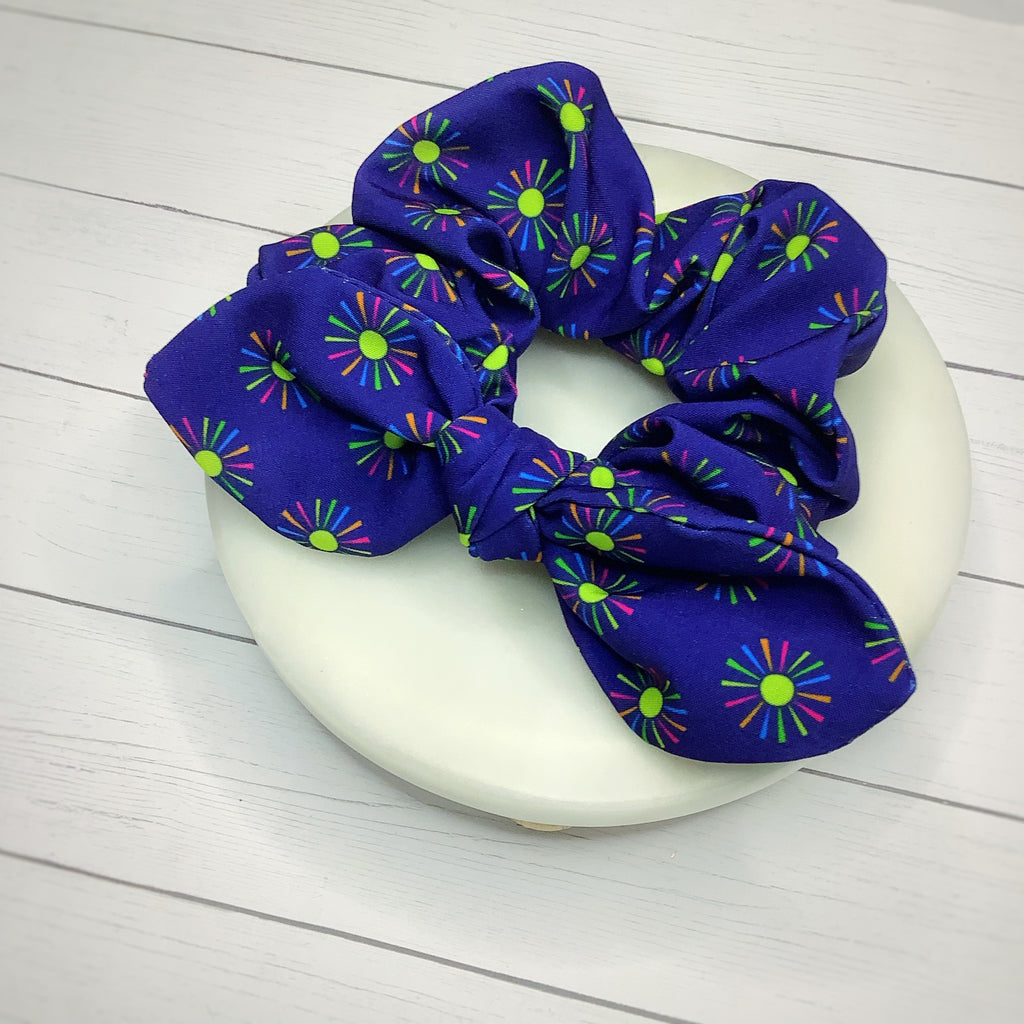 Neon Sunshine Bow Strip and Scrunchie Collection