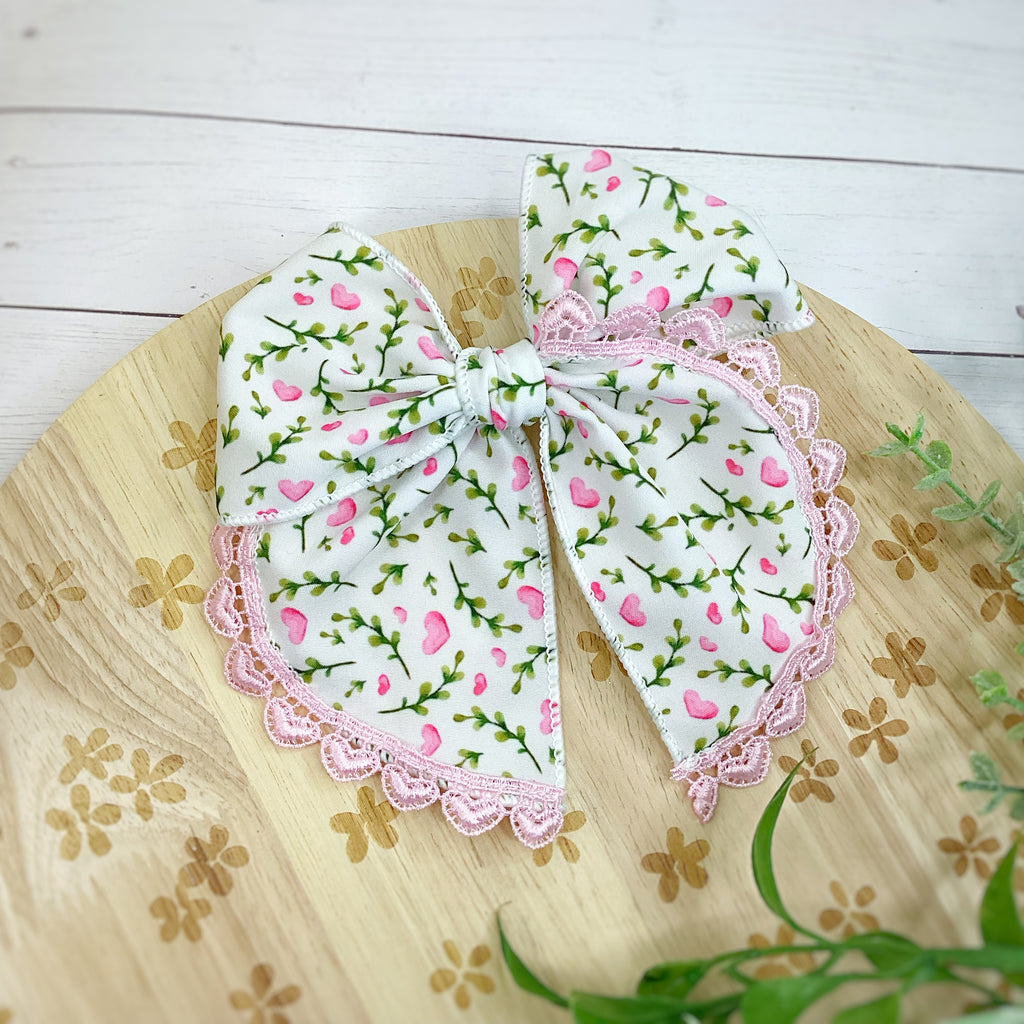 Garden of Love Bow Strip and Scrunchie Collection
