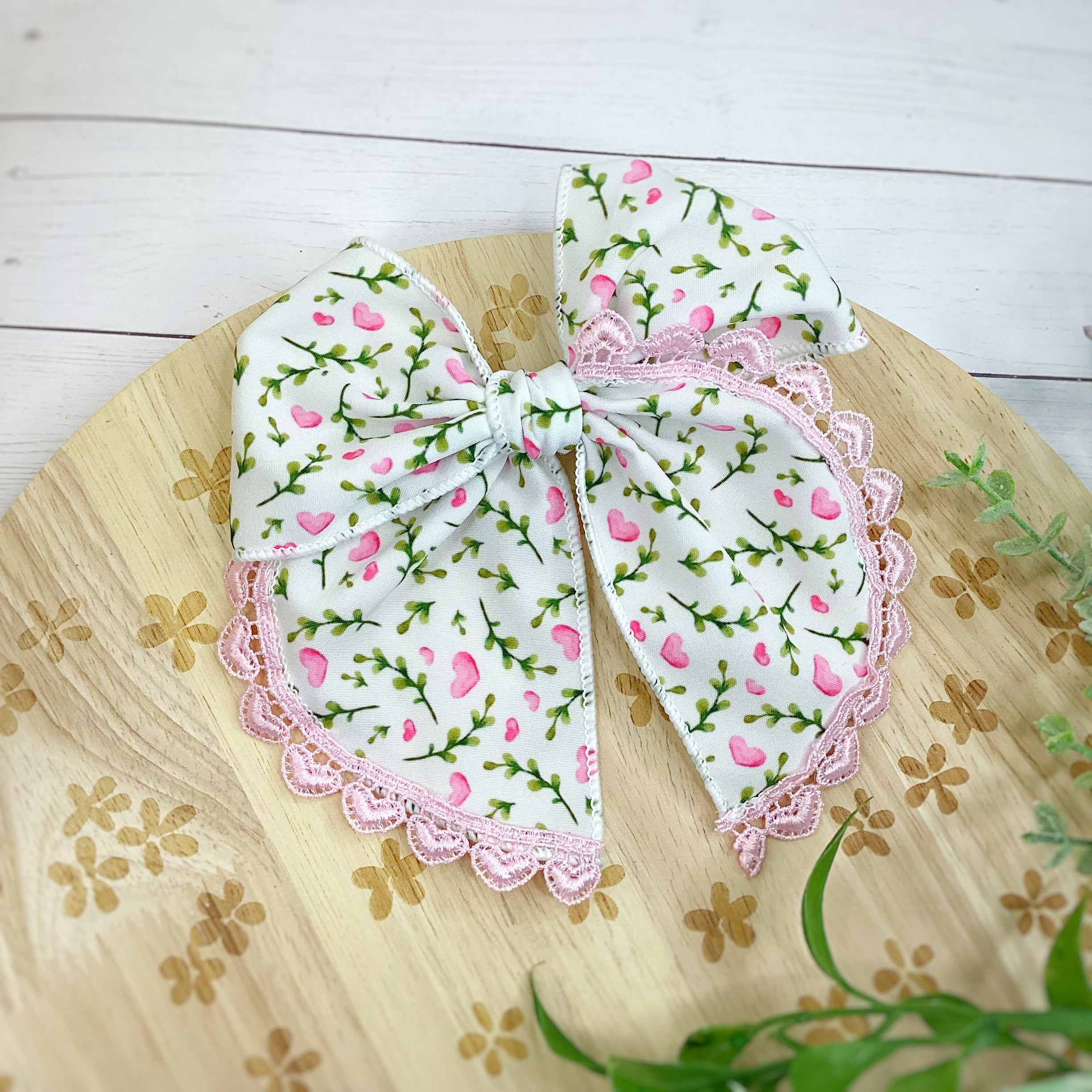 Garden of Love Bow Strip and Scrunchie Collection