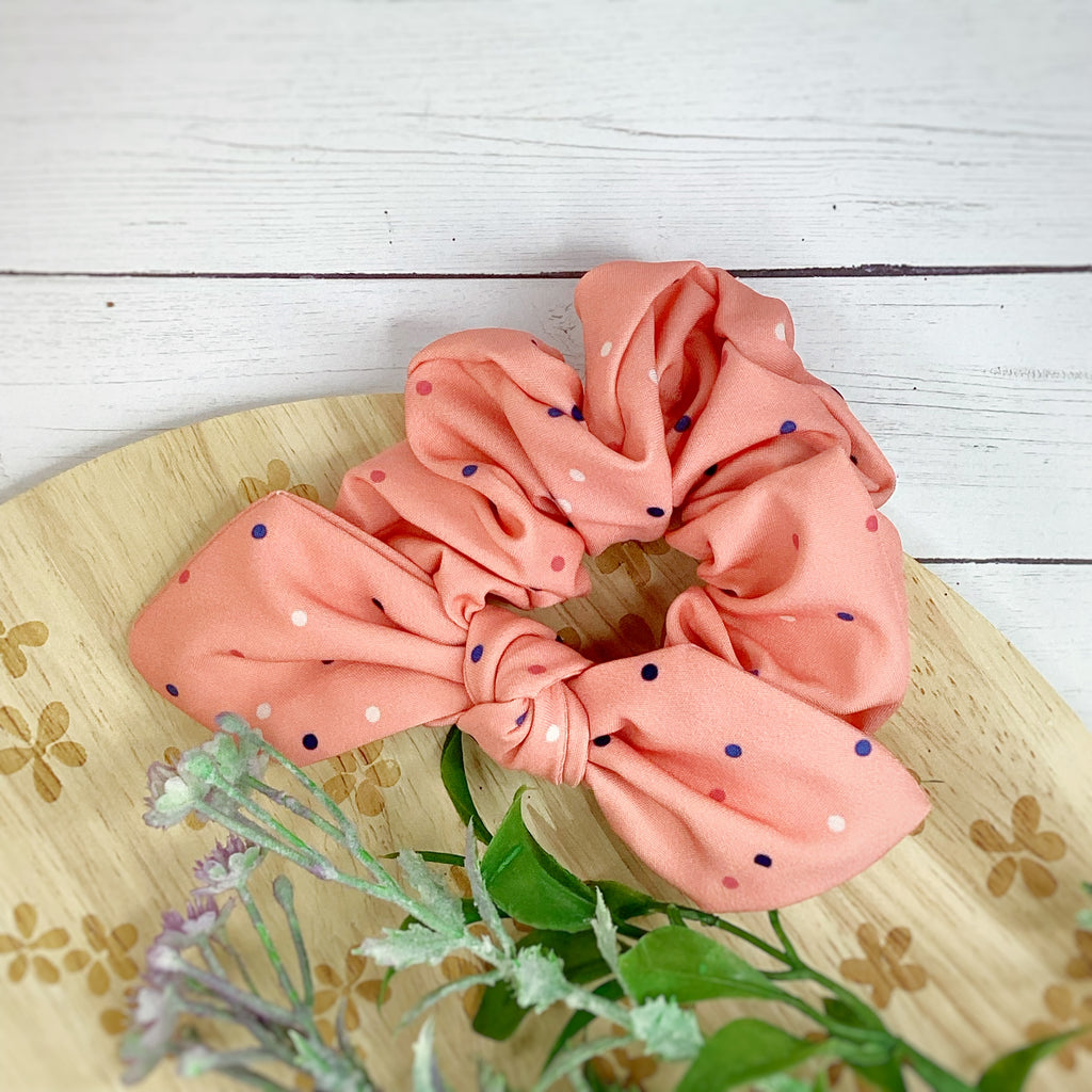 Rose Dots Bow Strip and Scrunchie Collection