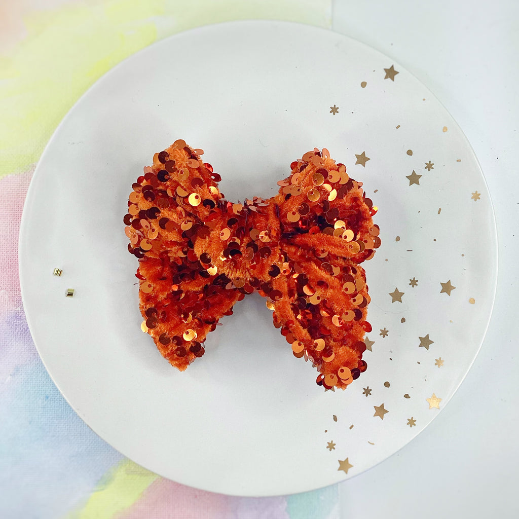 Velvet Sequin Bows
