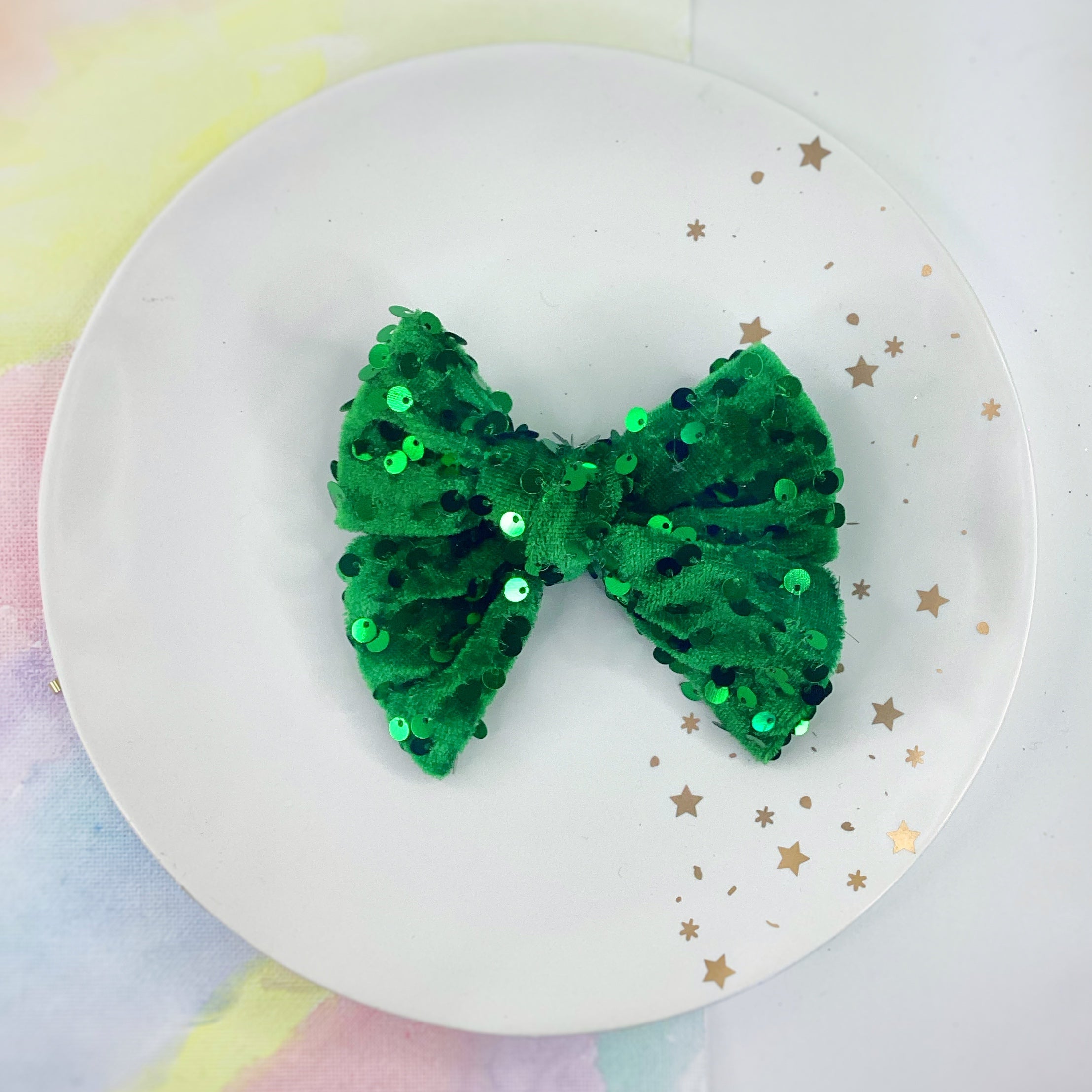 Velvet Sequin Bows