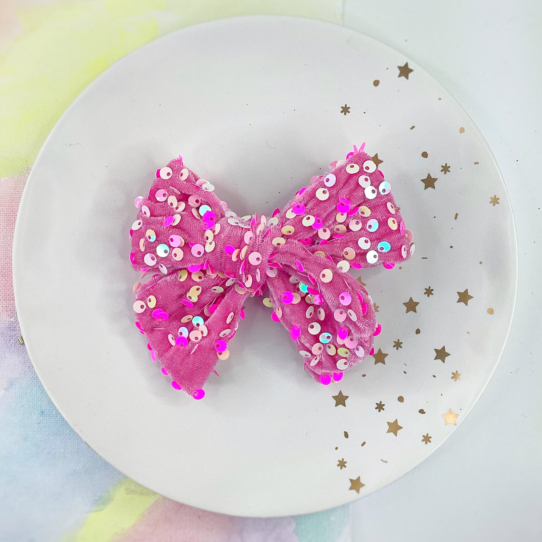 Velvet Sequin Bows