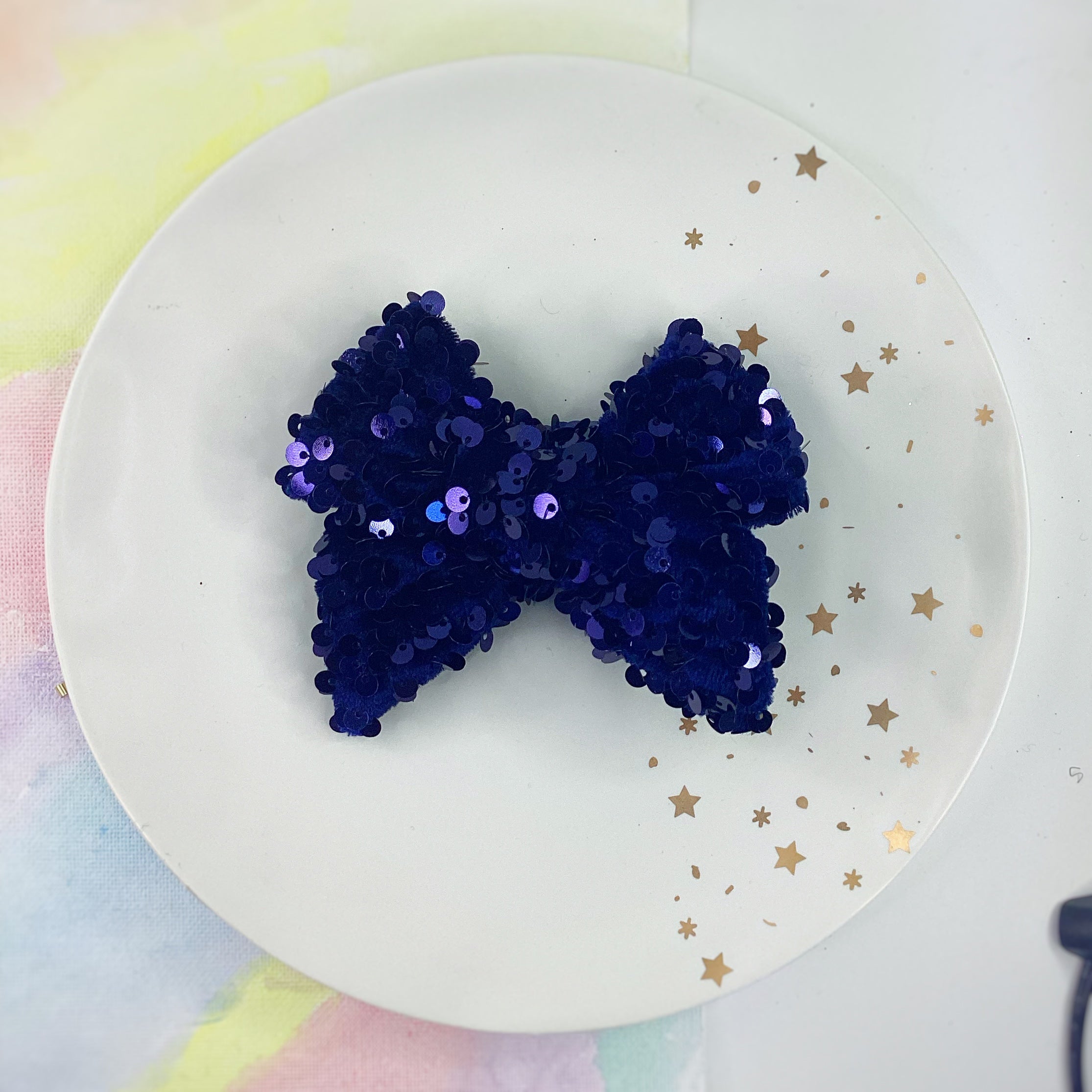 Velvet Sequin Bows