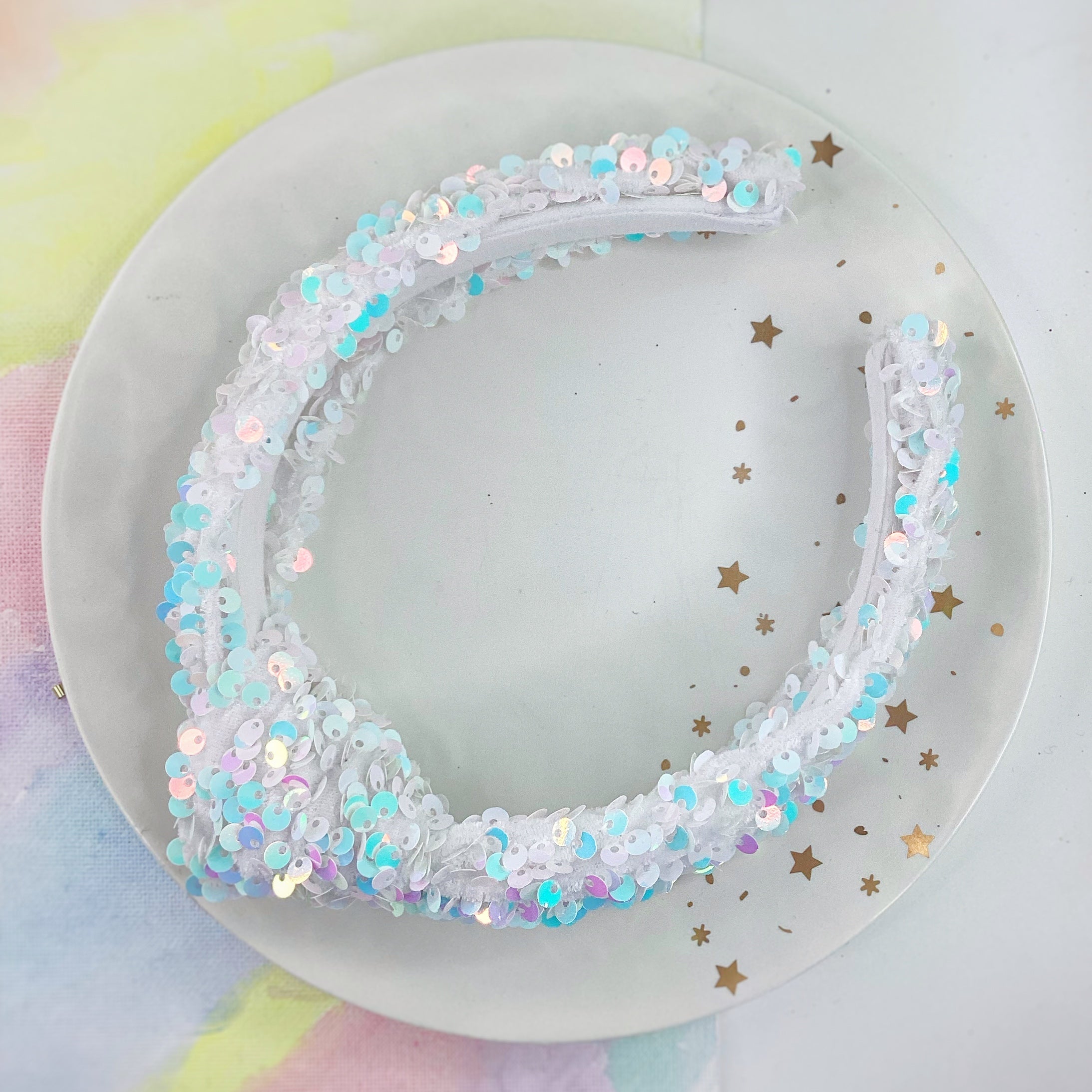 Velvet Sequin Knot Top Headband Collection
