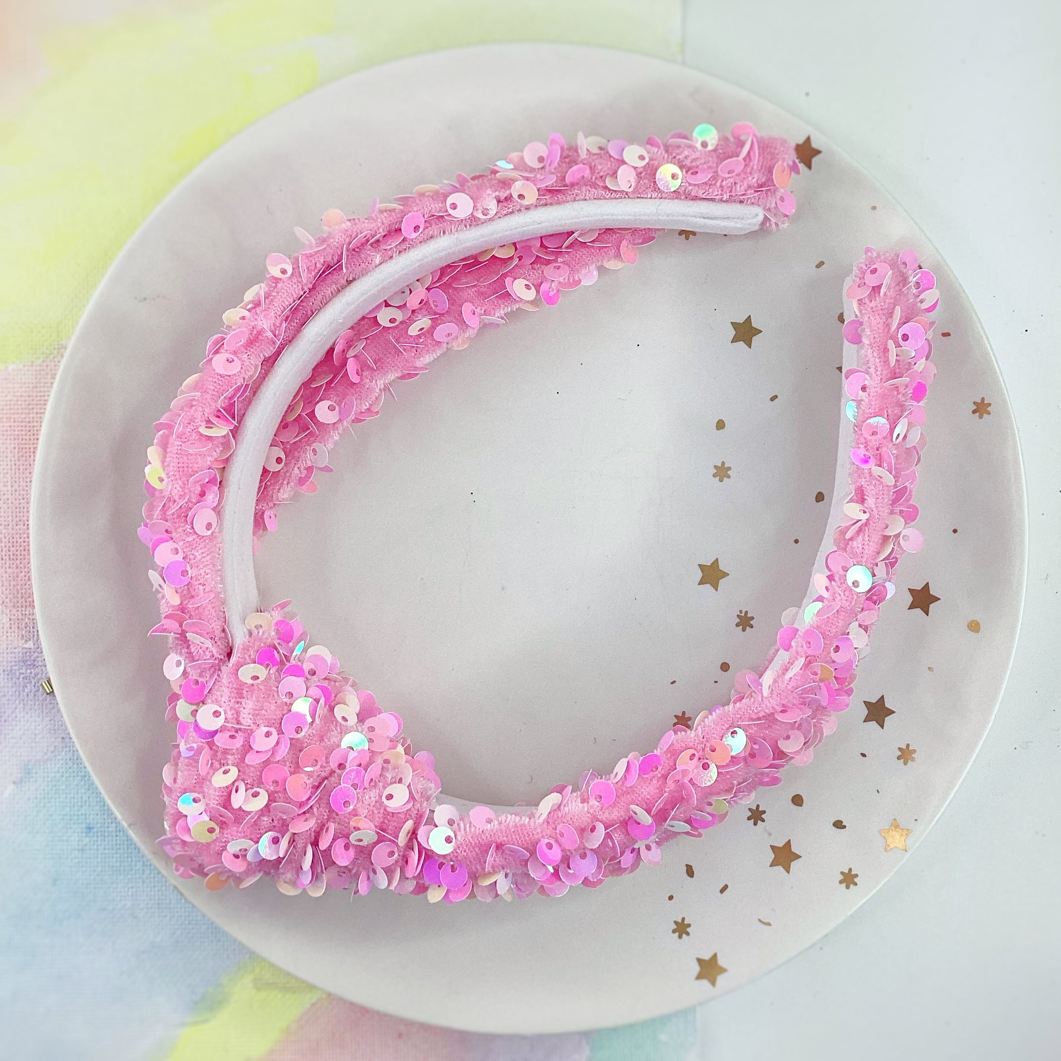 Velvet Sequin Knot Top Headband Collection