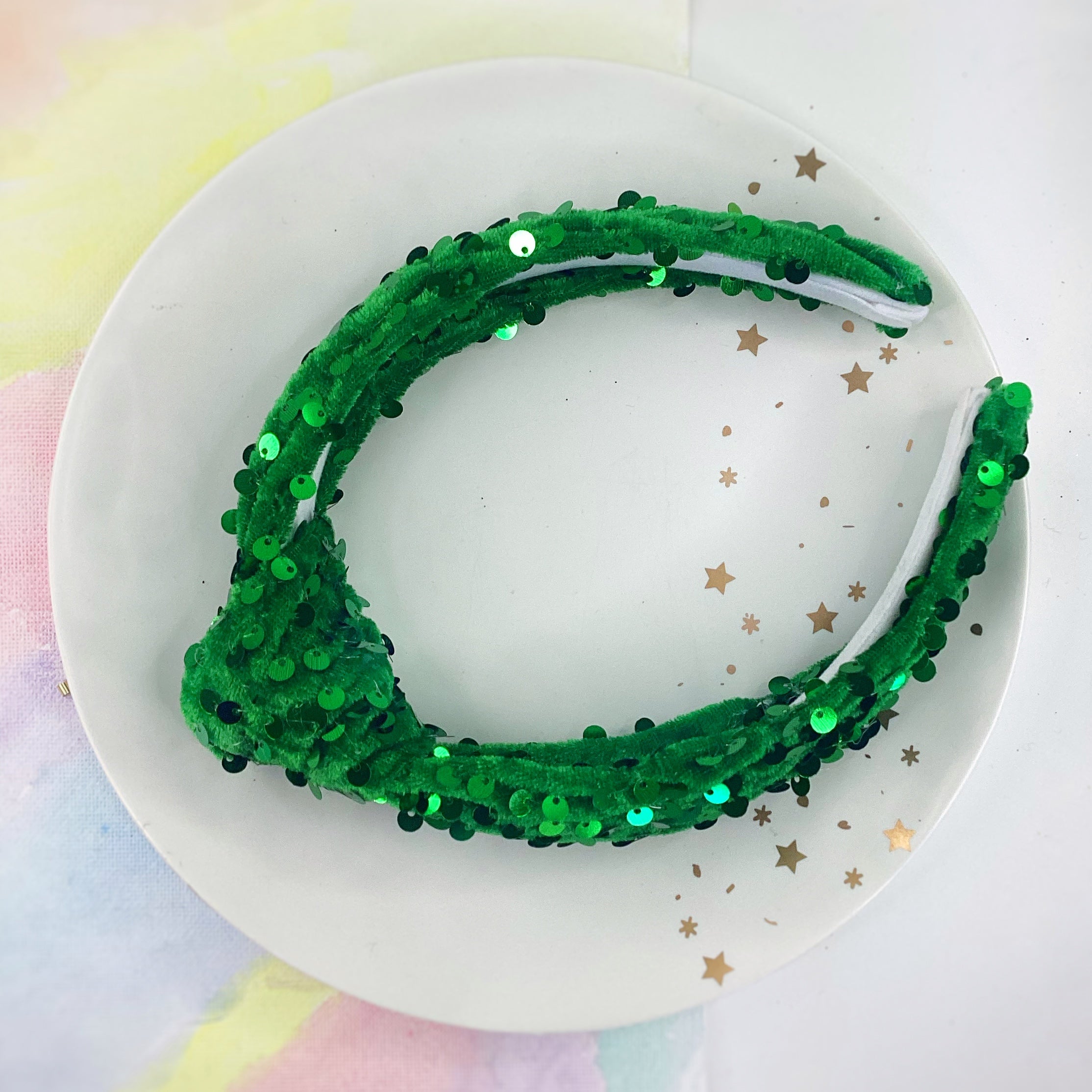 Velvet Sequin Knot Top Headband Collection
