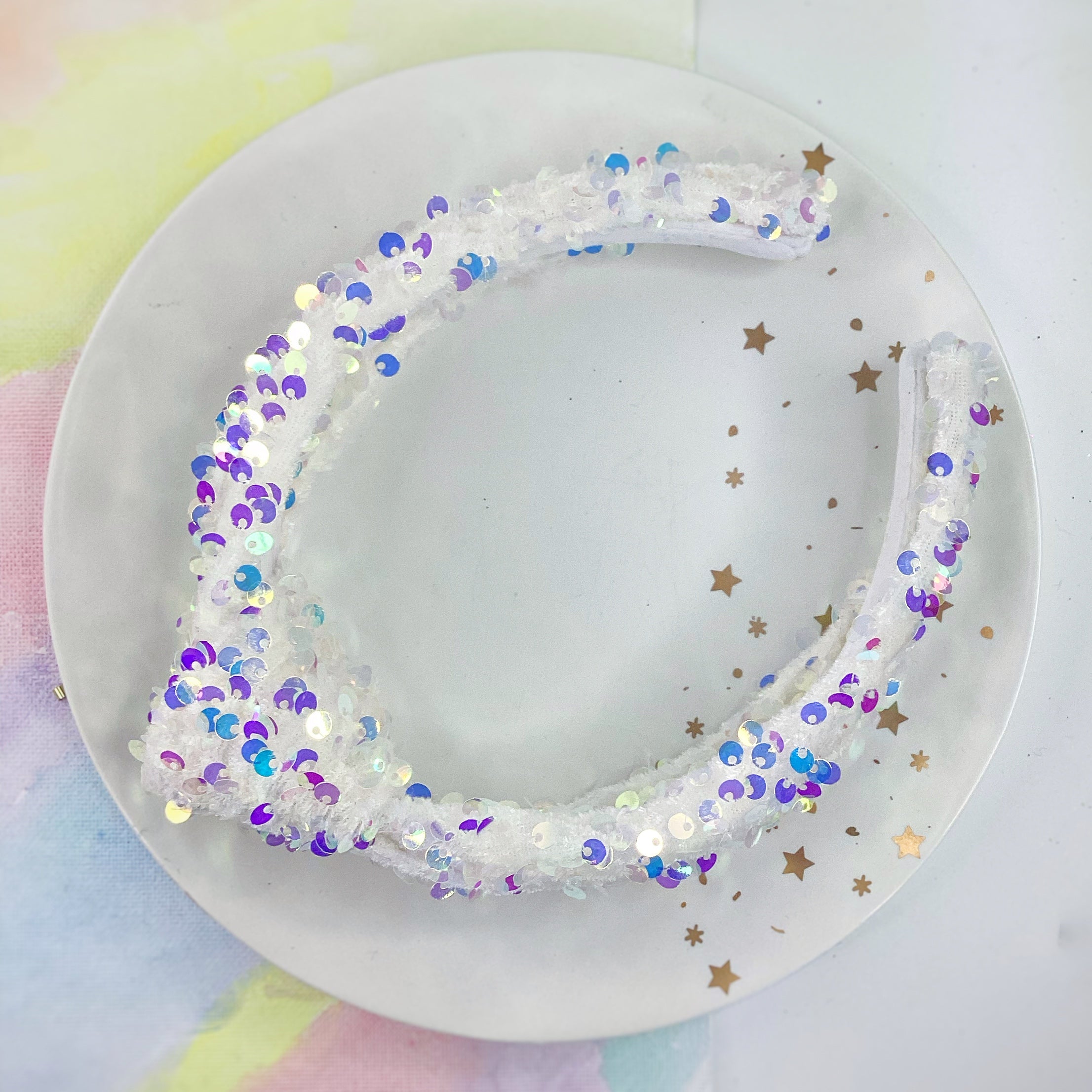 Velvet Sequin Knot Top Headband Collection