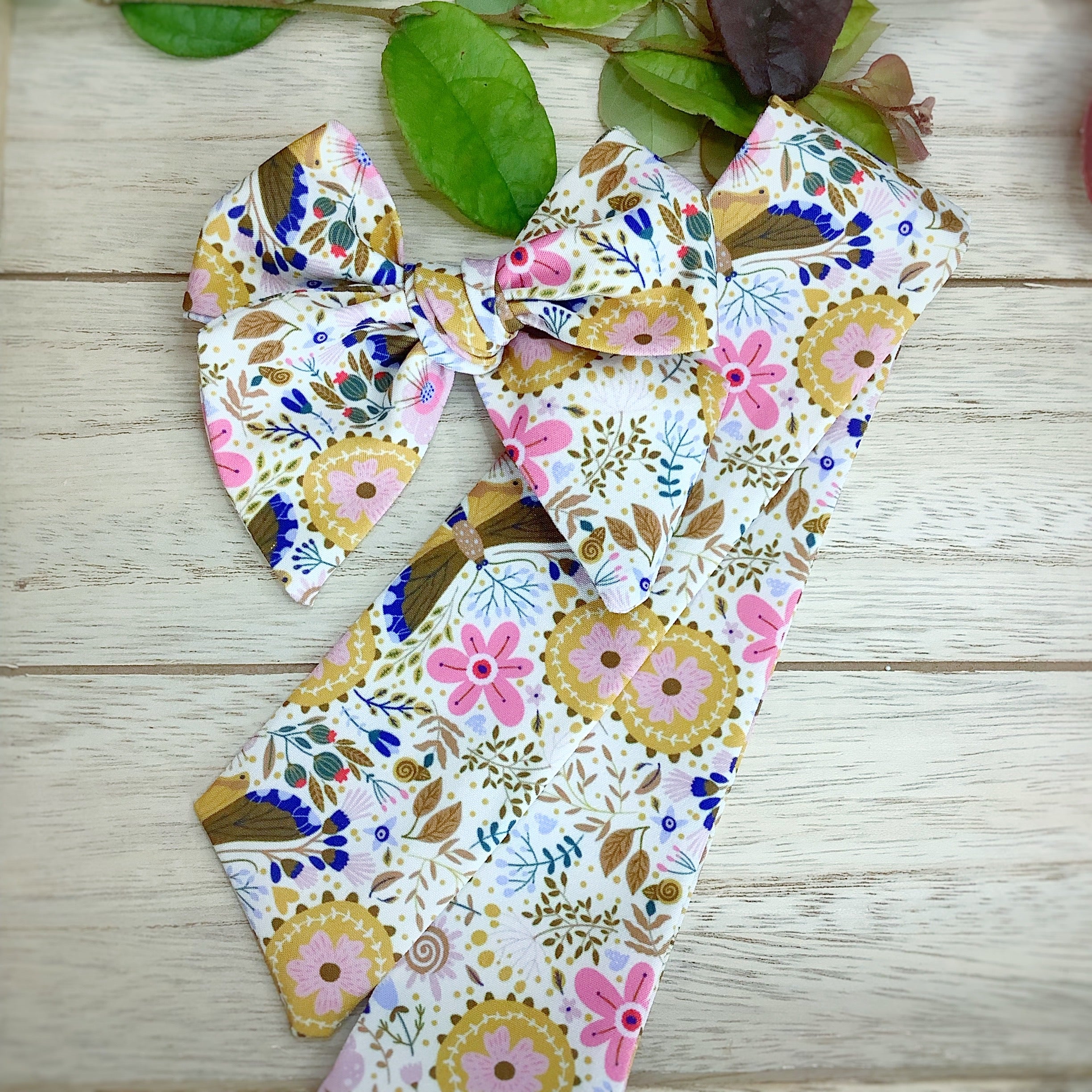 Summer Solstice Bow Strip and Scrunchie Collection