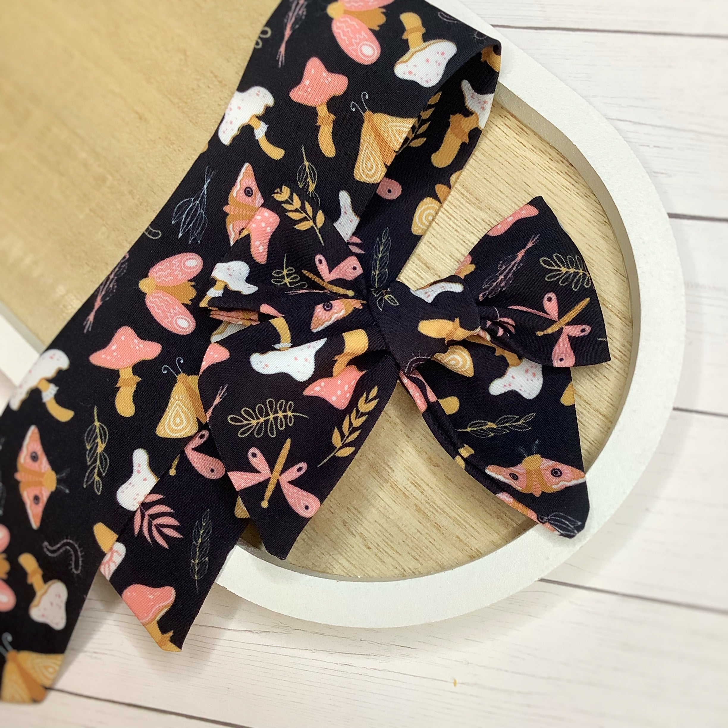 Dark Earthy Vibes  Bow Strip and Scrunchie Collection
