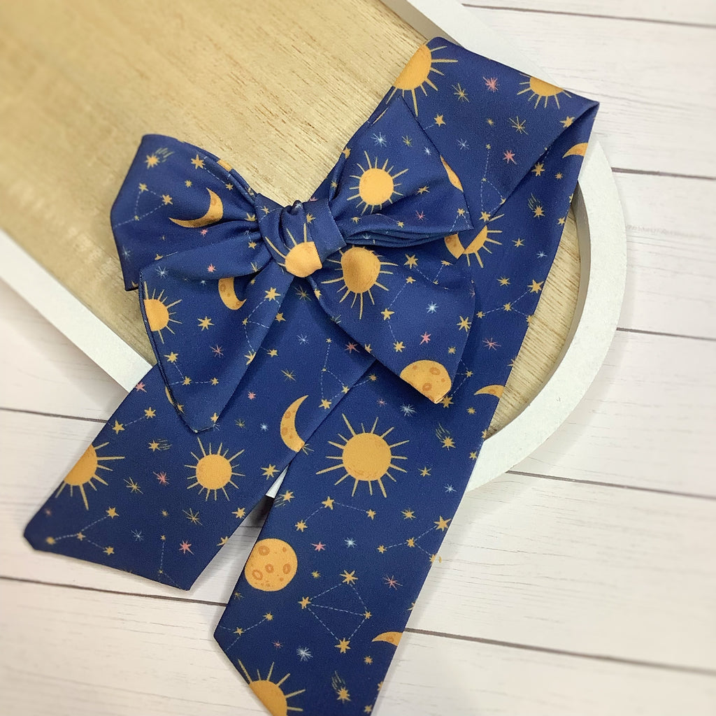Celestial Queen Bow Strip and Scrunchie Collection