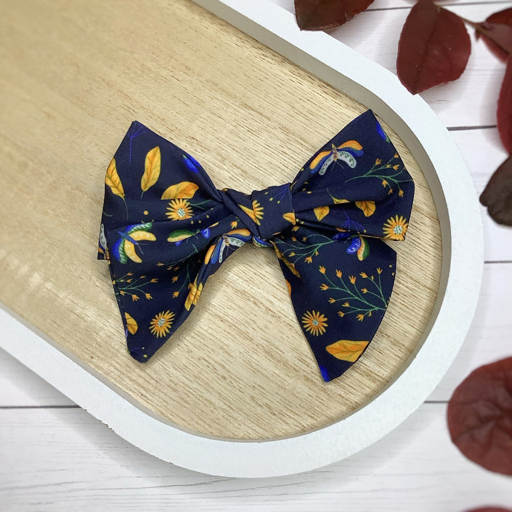 Nocturnal Gardens Quinn Scrunchie and Bow Collection