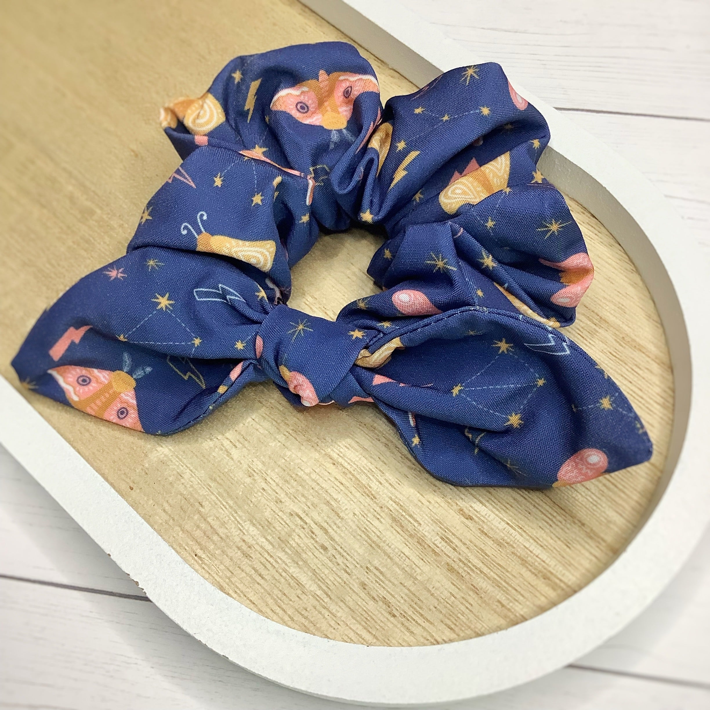 Celestial Moths Bow Strip, Headband and Scrunchie Collection