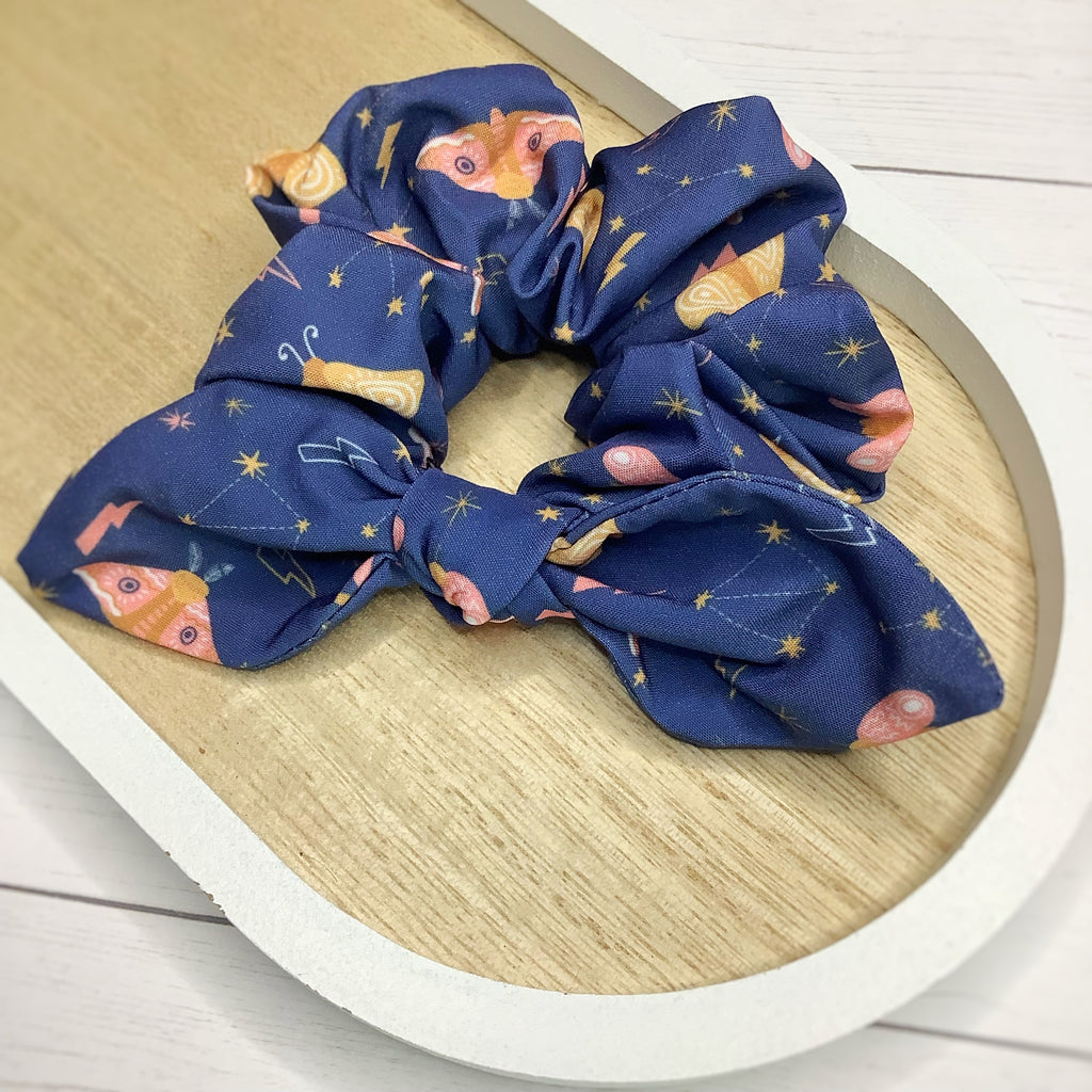 Celestial Moths Quinn Scrunchie, Headband and Bow Collection
