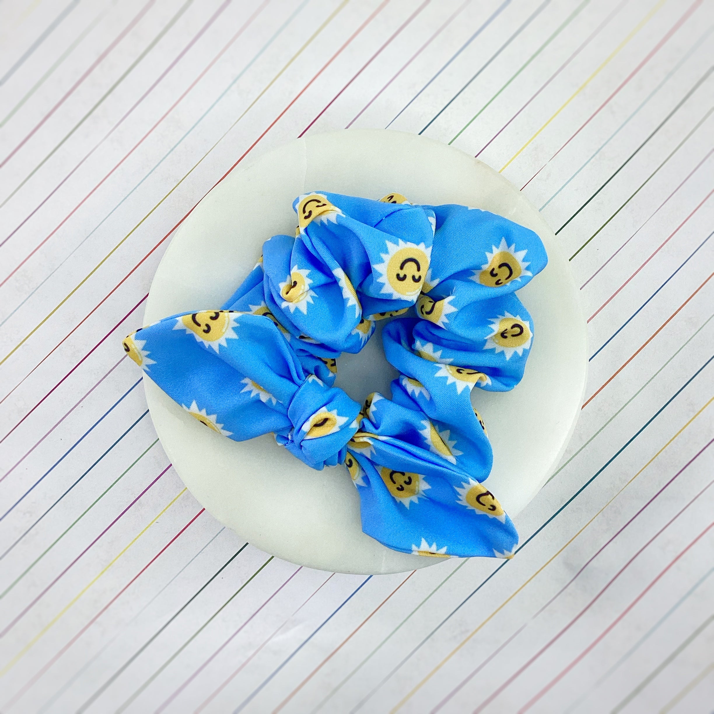 Sunny Day Bow Strip and Scrunchie Collection