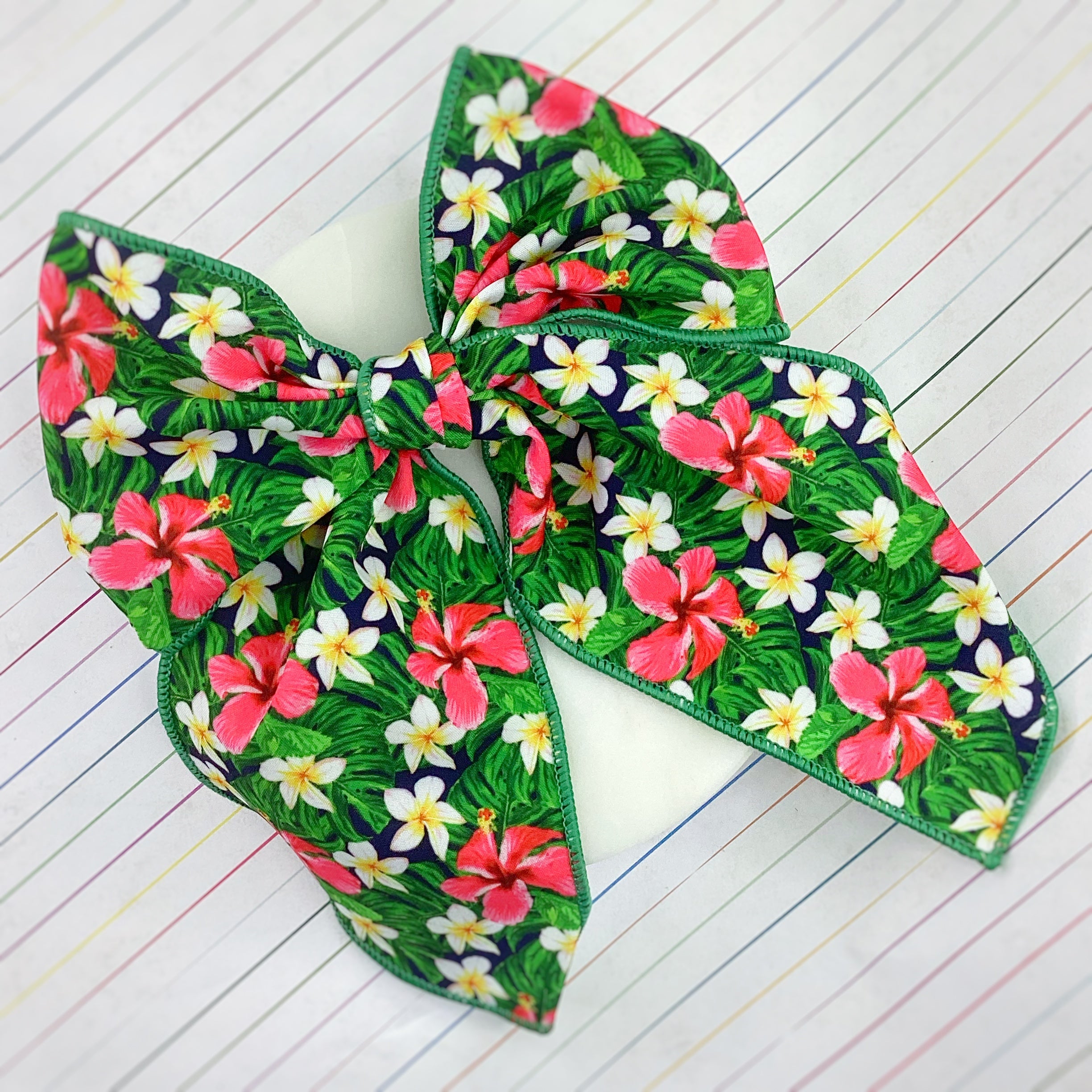 Hawaiian Shirt Bow Strip, Headband and Scrunchie Collection