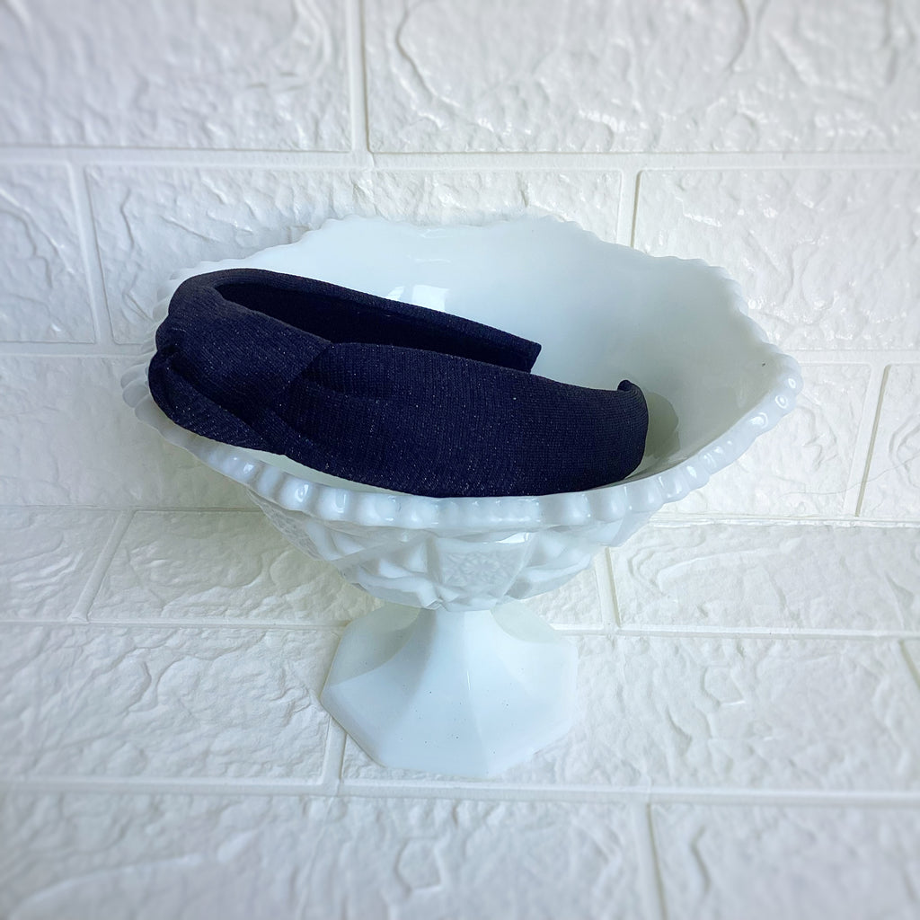 Solid Sparkle Knot Top Headband Collection