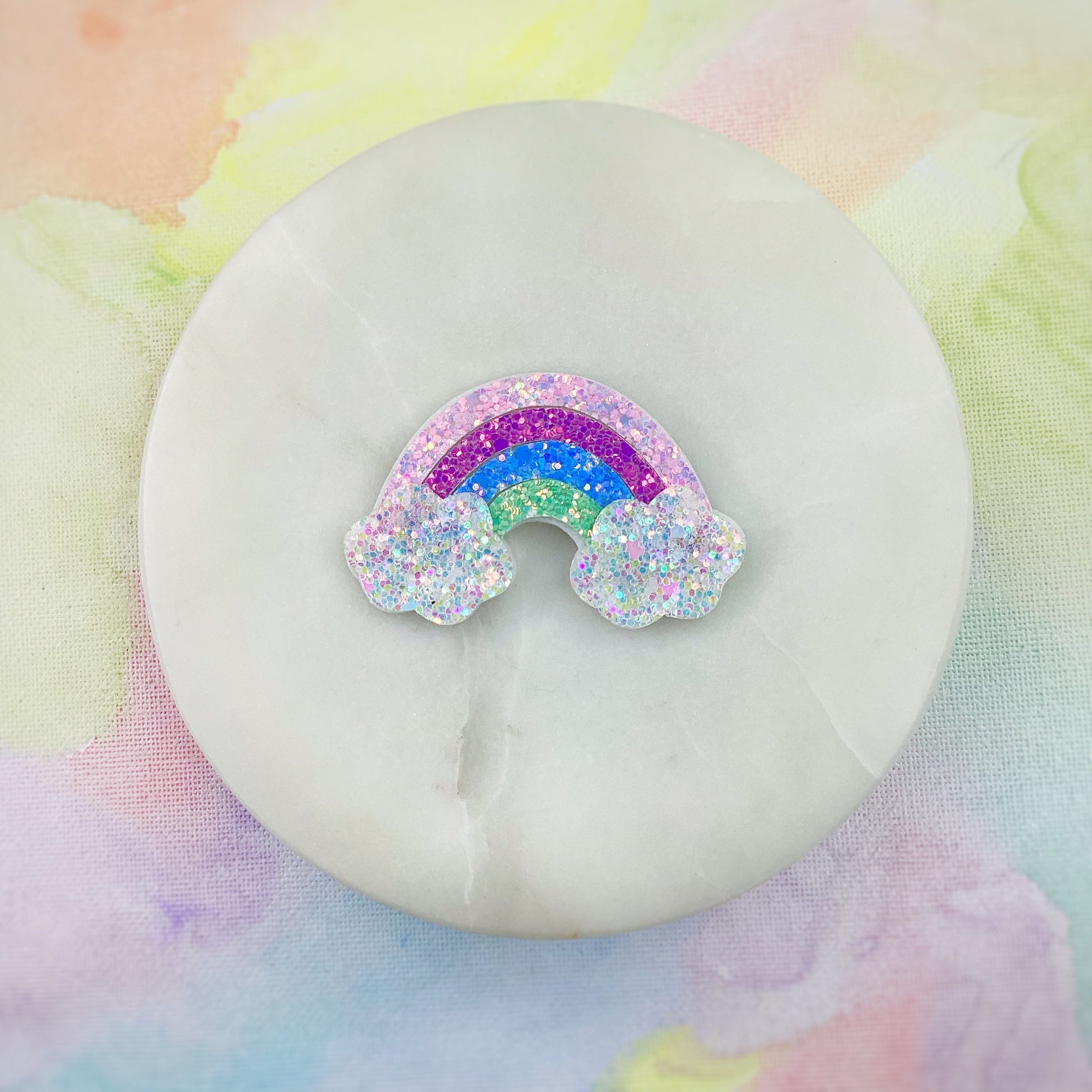 Pastel Tulle Bows and Pastel Rainbow Precuts