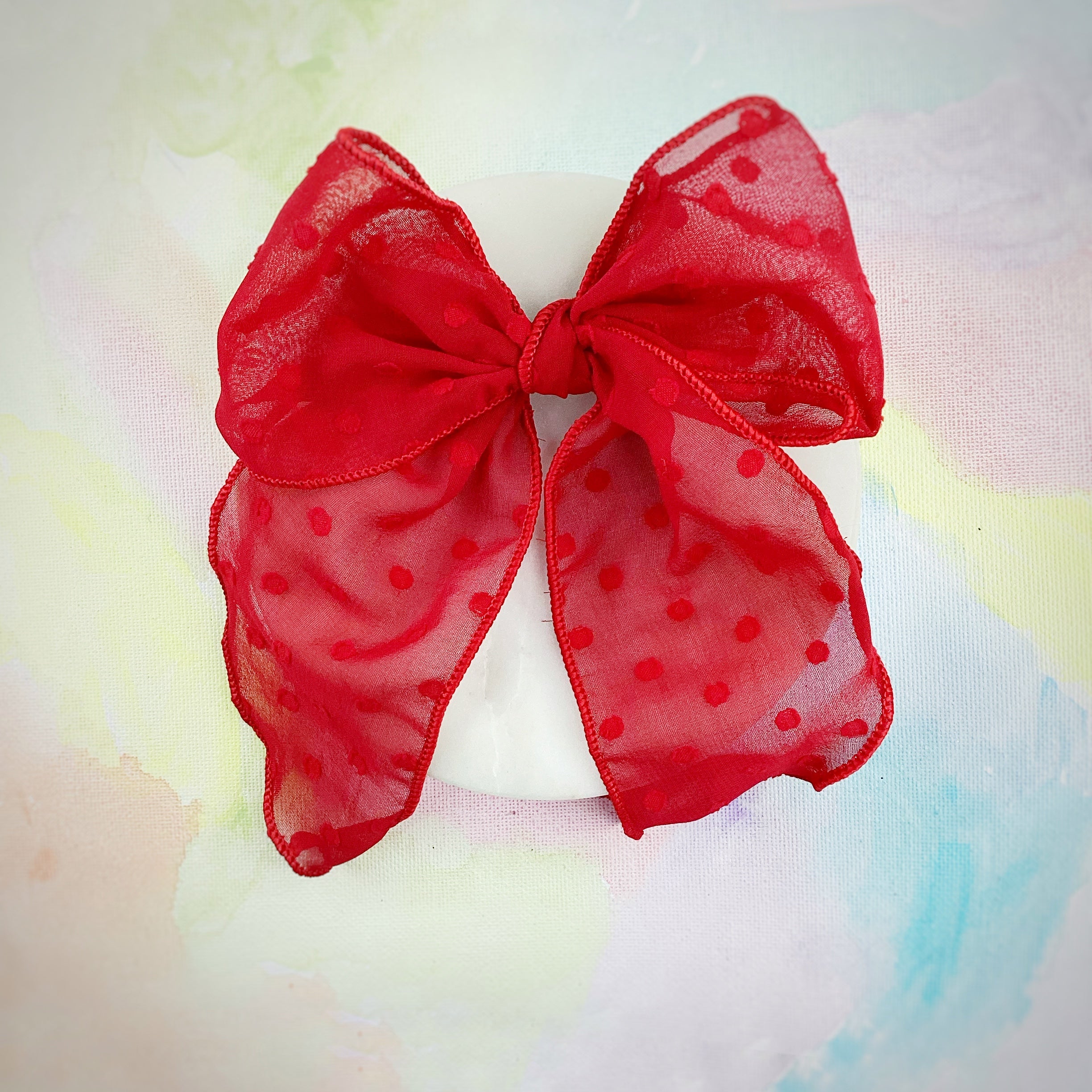 Solid Organza Dot Bow Collection