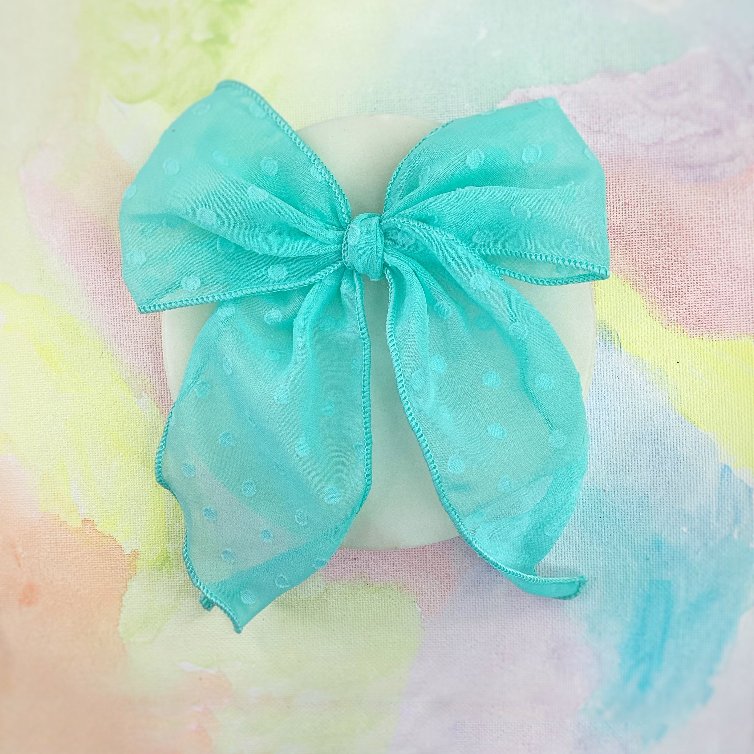 Solid Organza Dot Bow Collection