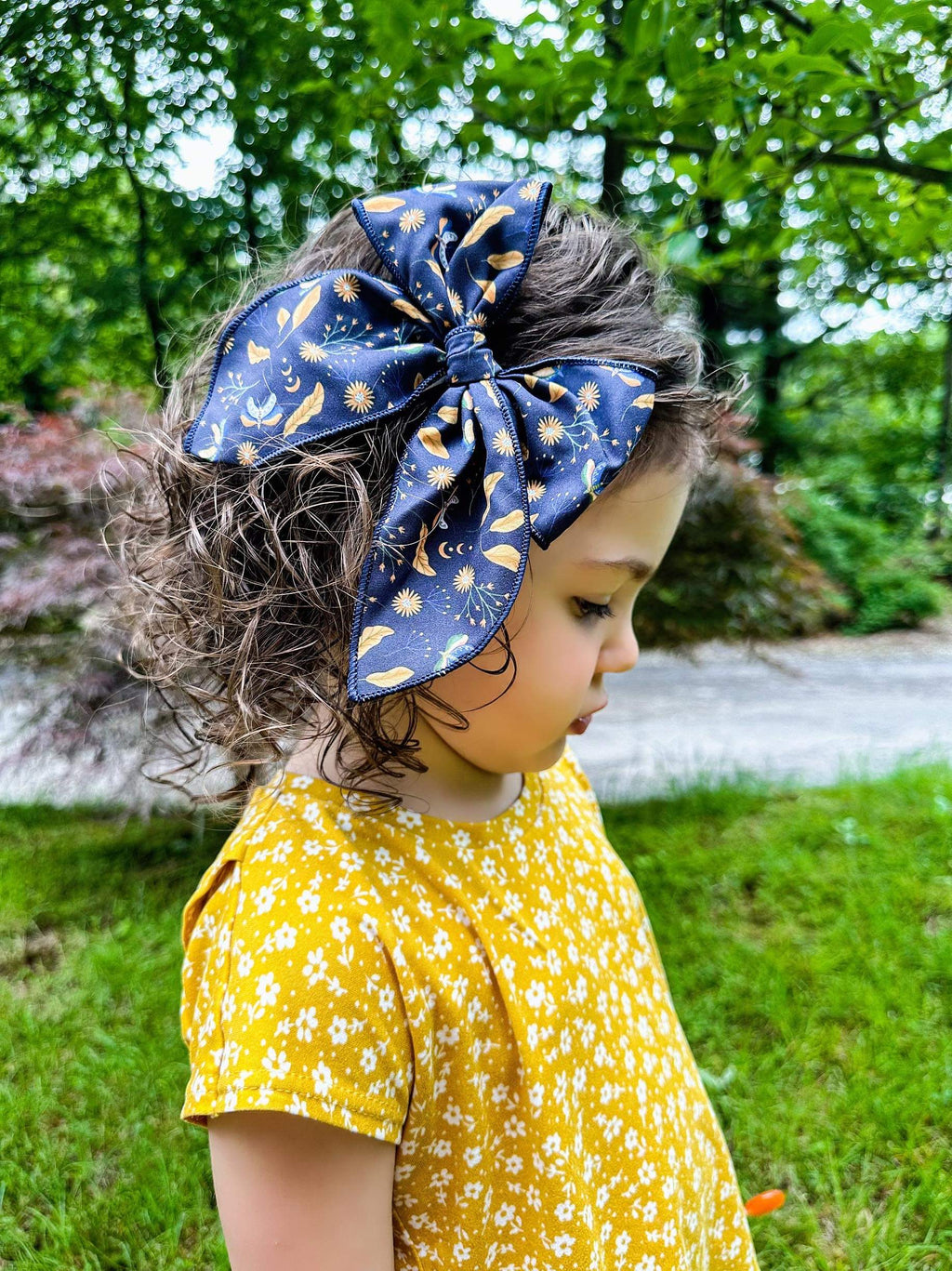 Nocturnal Gardens Bow Strip and Scrunchie Collection