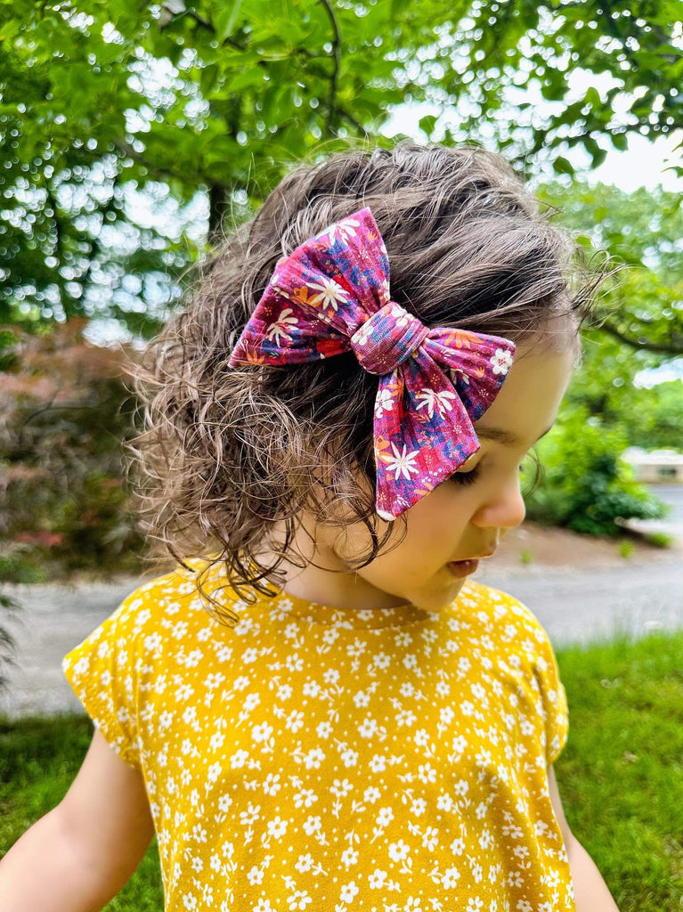 Vibrant Gardens Quinn Scrunchie, Headband and Bow Collection