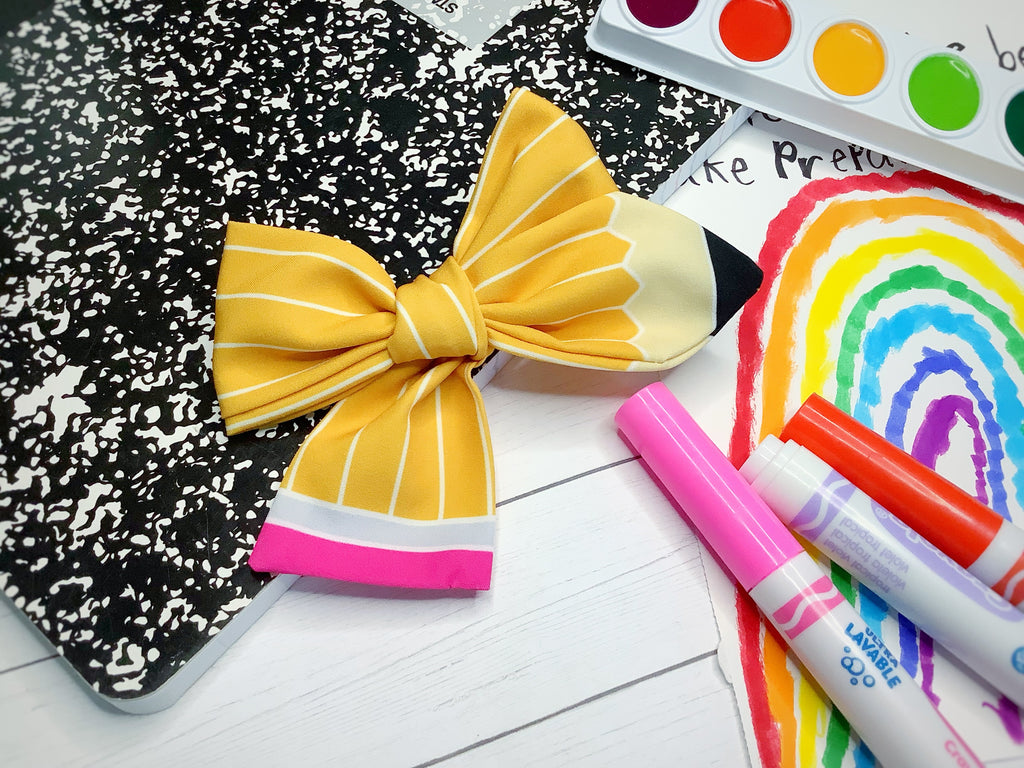 Pencil Bow, Scrunchie and Headband Collection