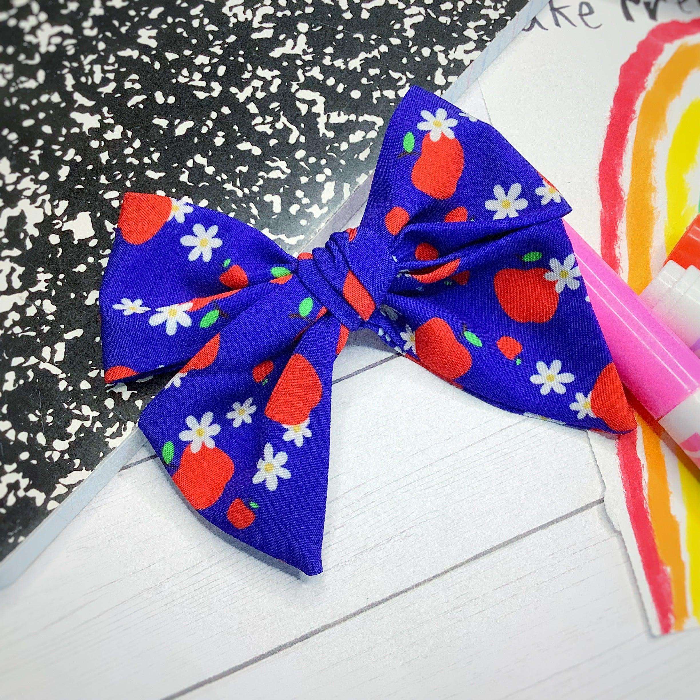 Apple Days Bow Strip, Headband and Scrunchie Collection