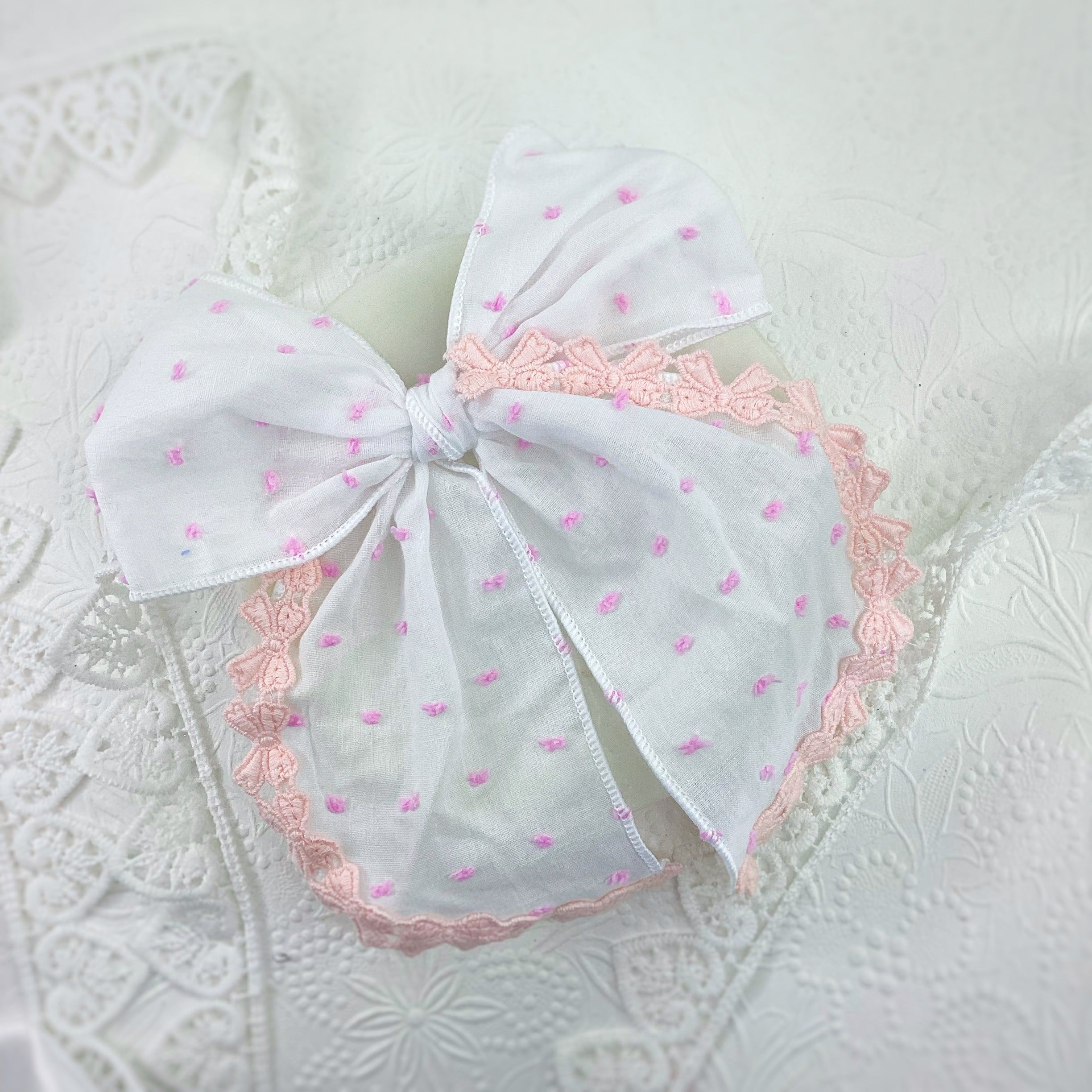 Coquette Bow Trim Pre-Tied Bow Strips