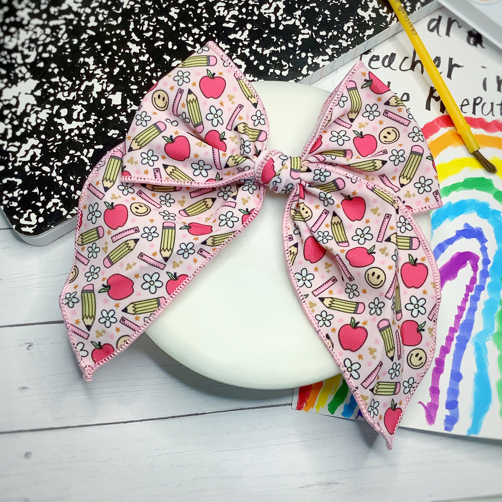 Retro Smiles School Days Quinn Scrunchie, Headband and Bow Collection