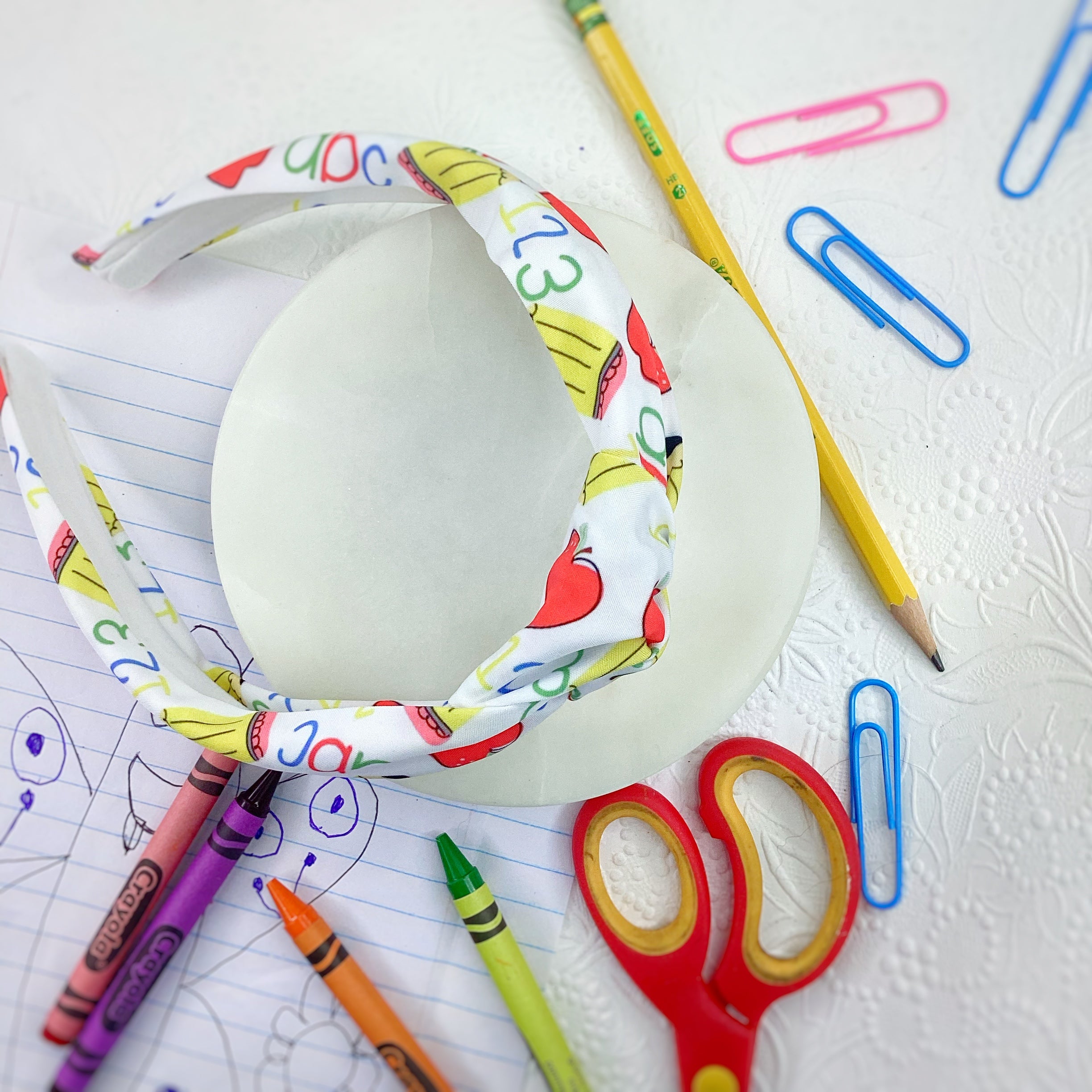 ABC 123 School Bow Strip and Headband Collection
