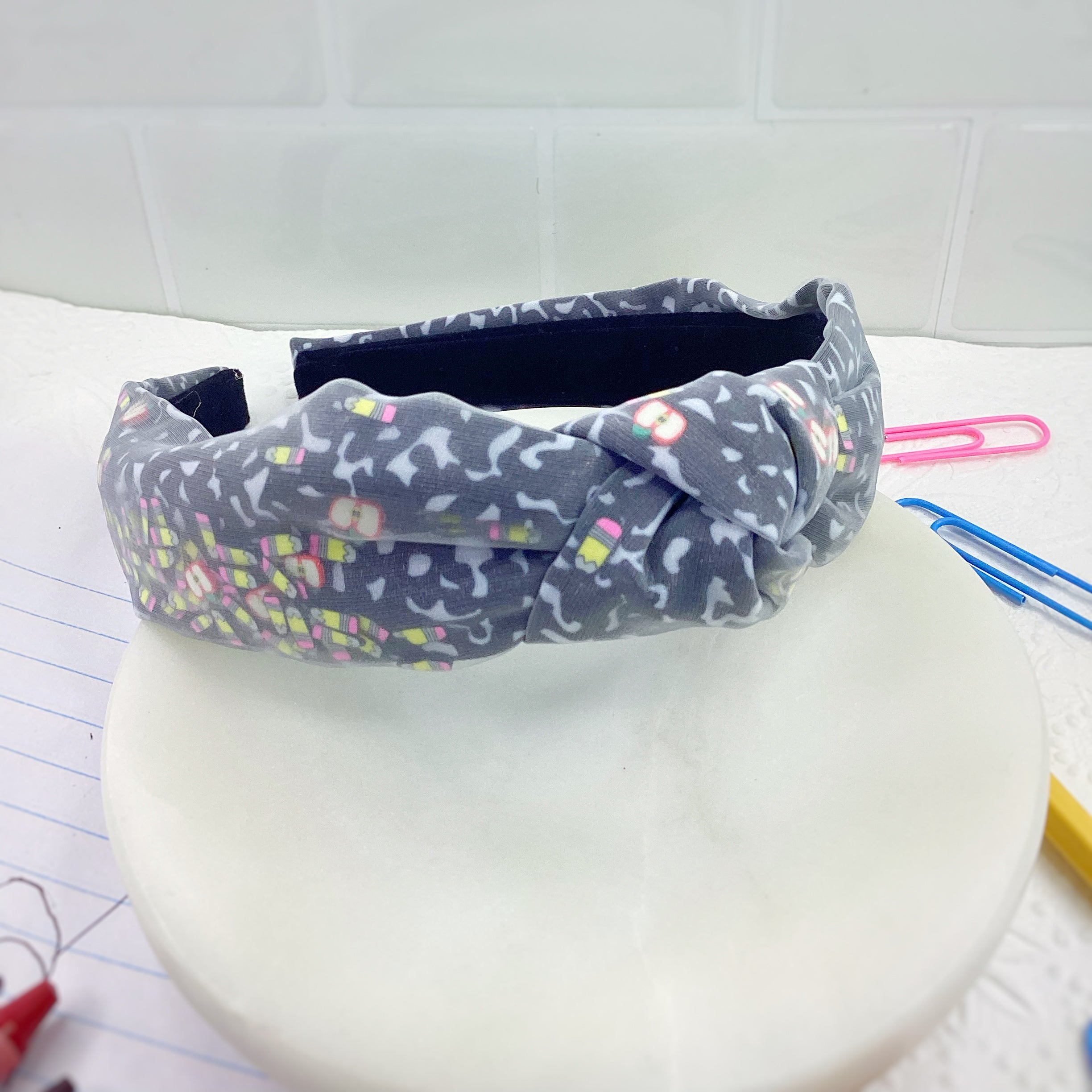 Composition Notebook Shaker Headband
