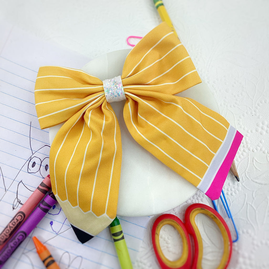 Pencil Bow, Scrunchie and Headband Collection