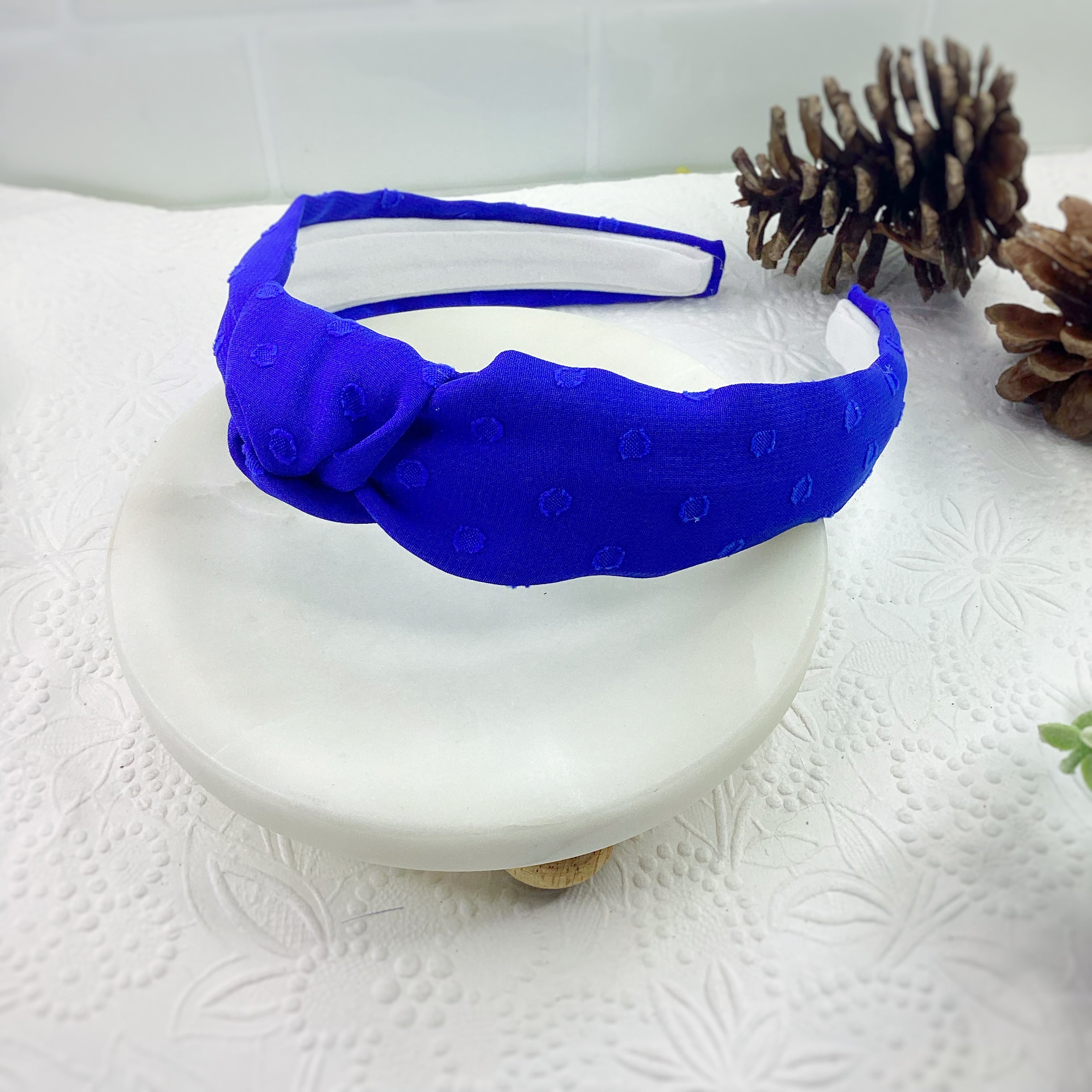 Fall Colors Solid Organza Dot Bow and Headband Collection