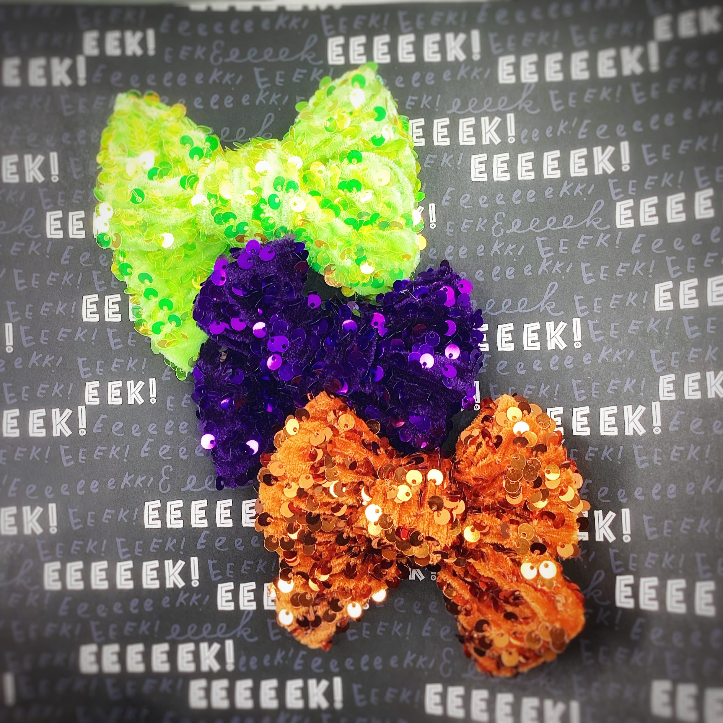 Velvet Sequin Bows
