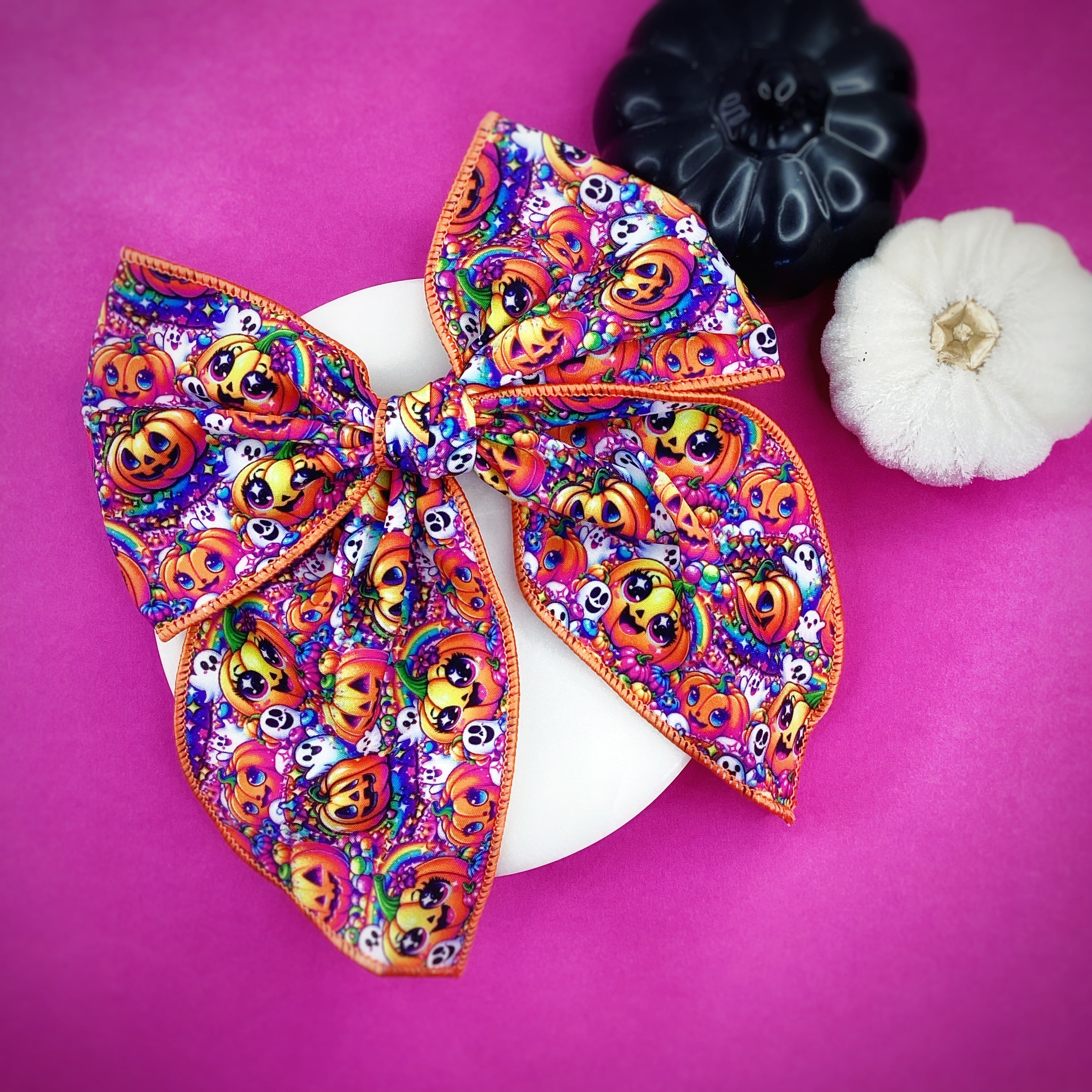 Bright Adorable Halloween Bow Strip Collection