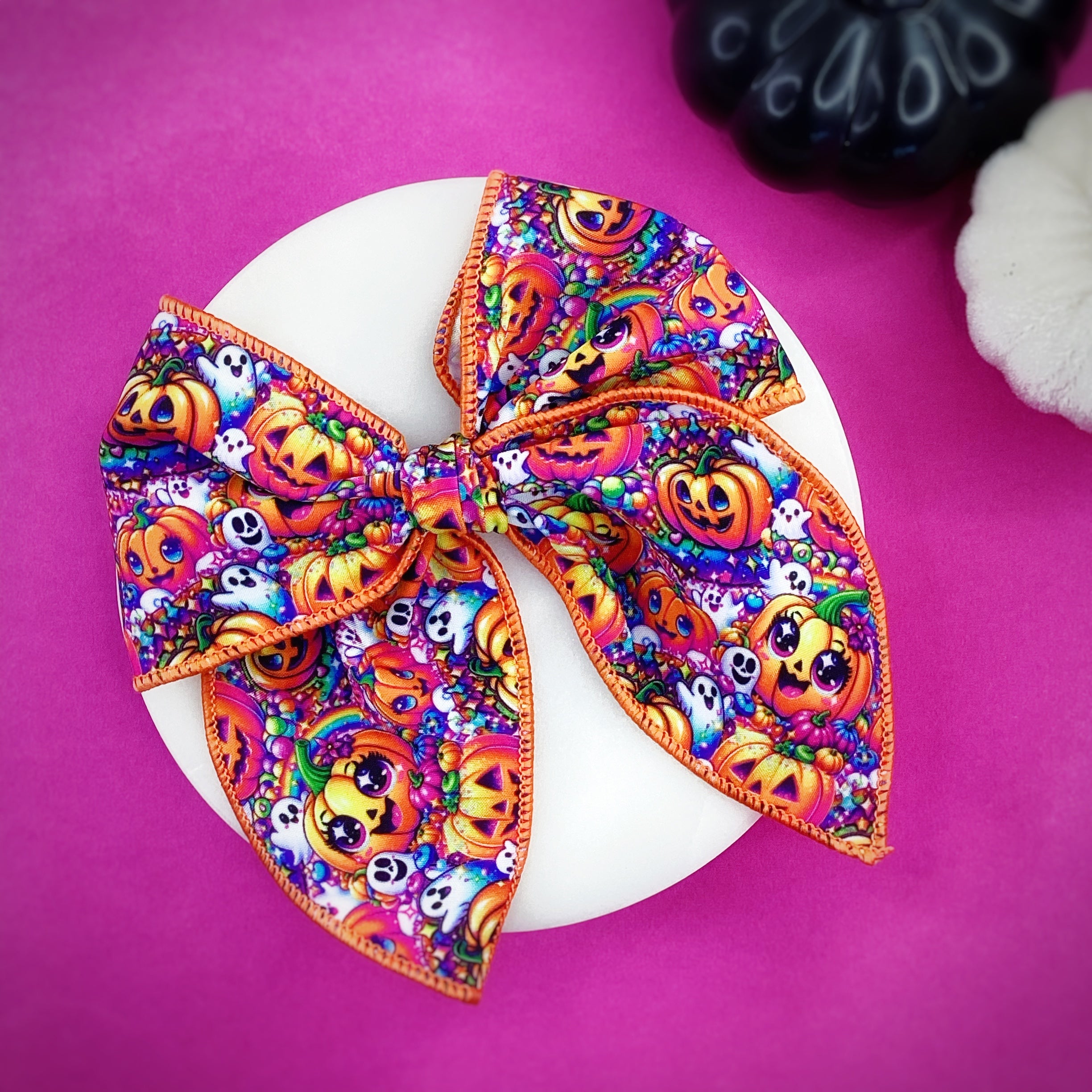 Bright Adorable Halloween Bow Strip Collection