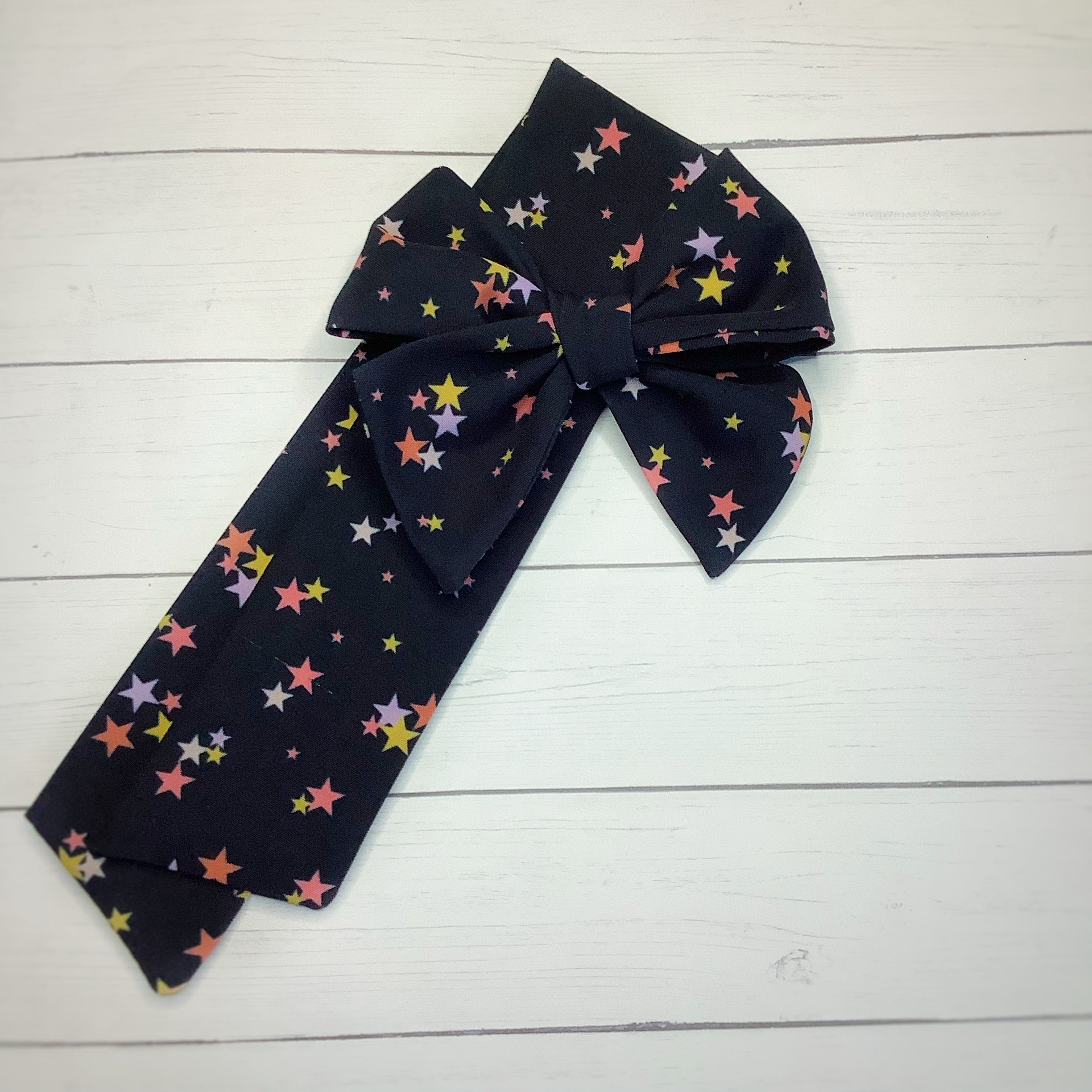 Rockstar Stars Bow Strip and Scrunchie Collection